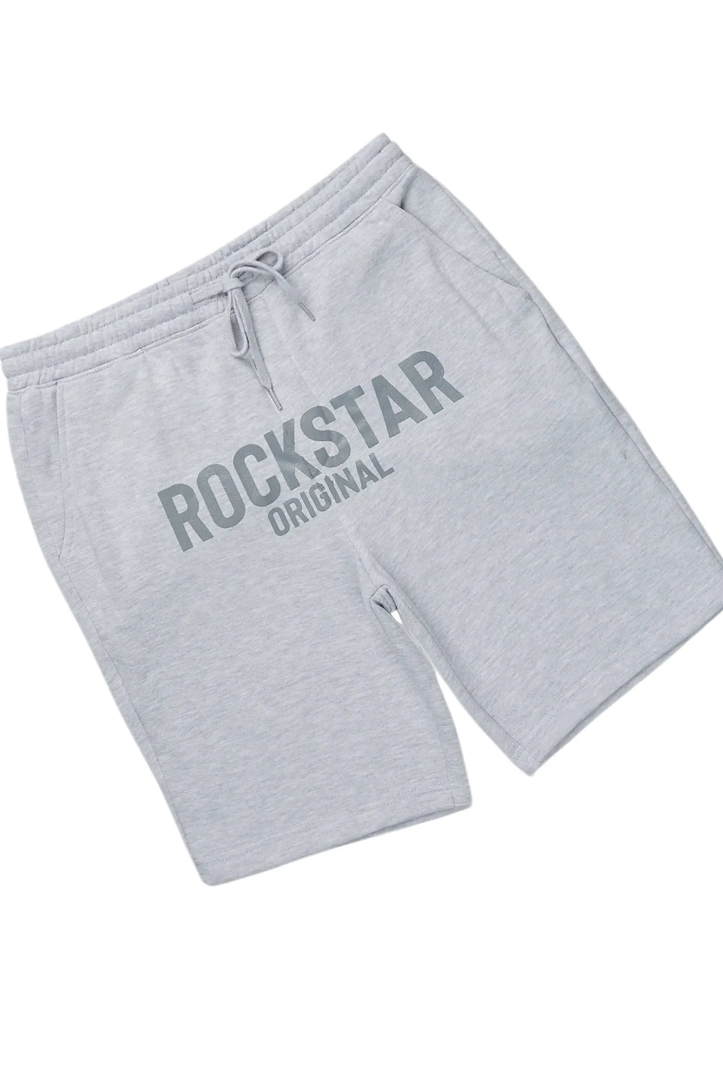 Fana White/Grey T-Shirt Short Set