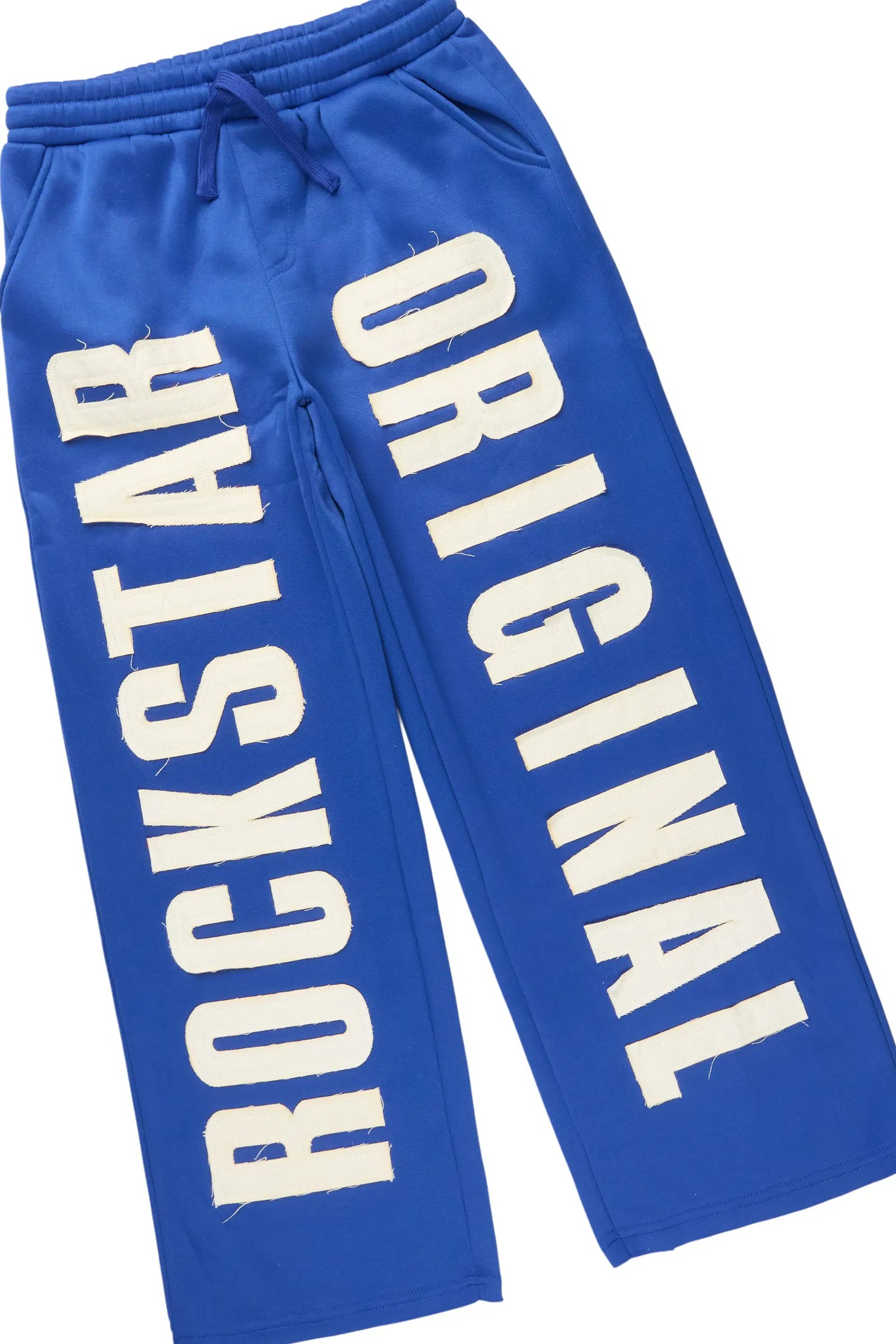 Boys Ashiro Royal/White Zip Up/Wide Leg Track Set