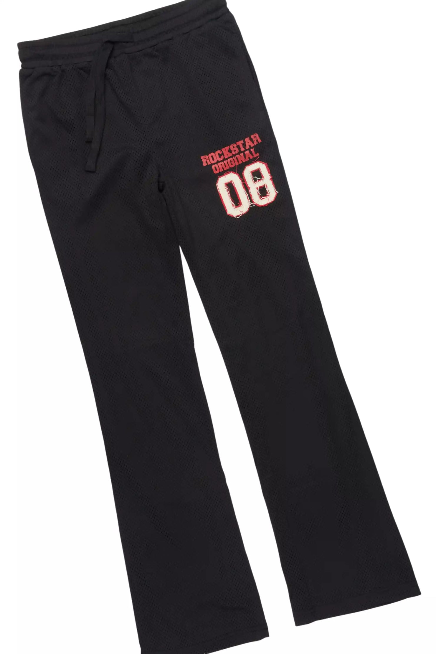 Boys Deston Black Double Layer T-Shirt/Baggy Pant Set