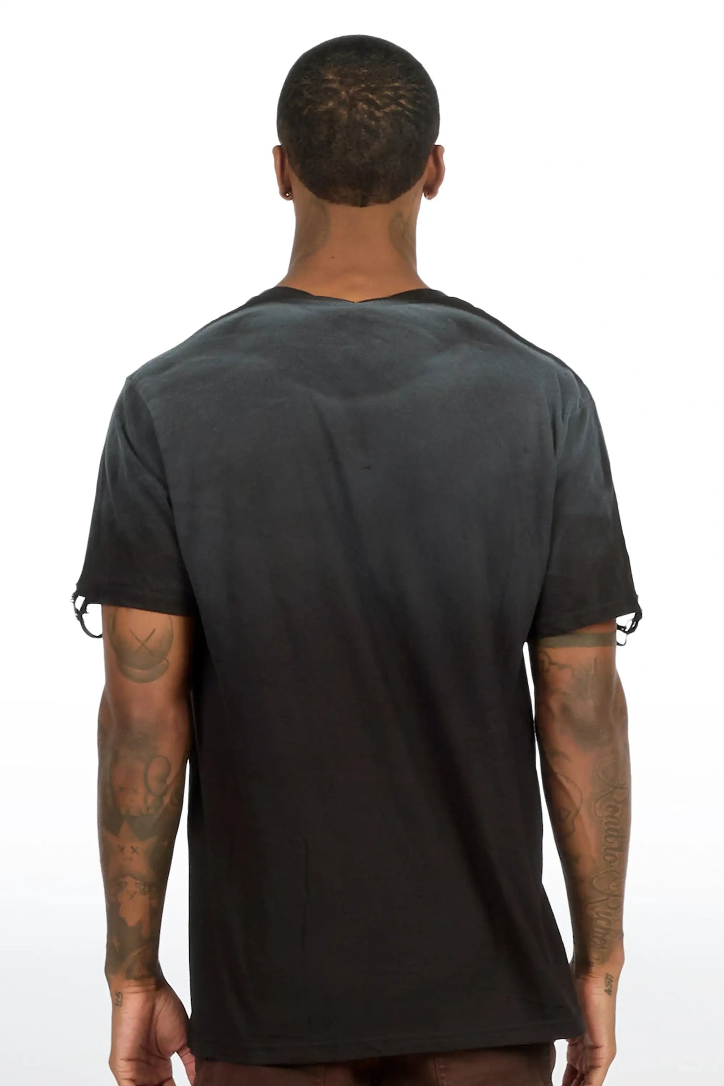 Pullen Black Oversized Graphic T-Shirt