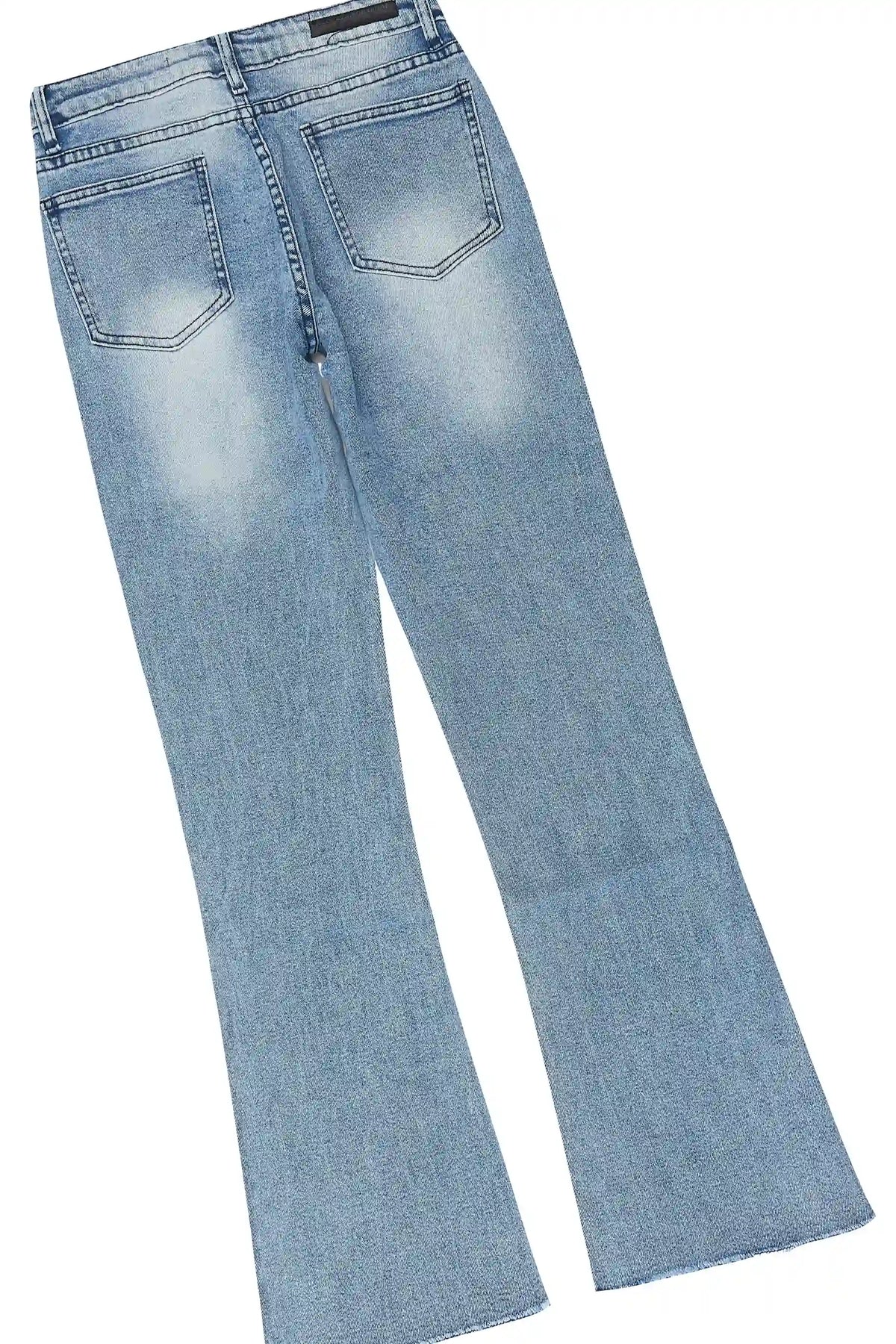 Boys Izzo Navy/Blue Long Sleeve T-Shirt Stacked Painter Jean Set