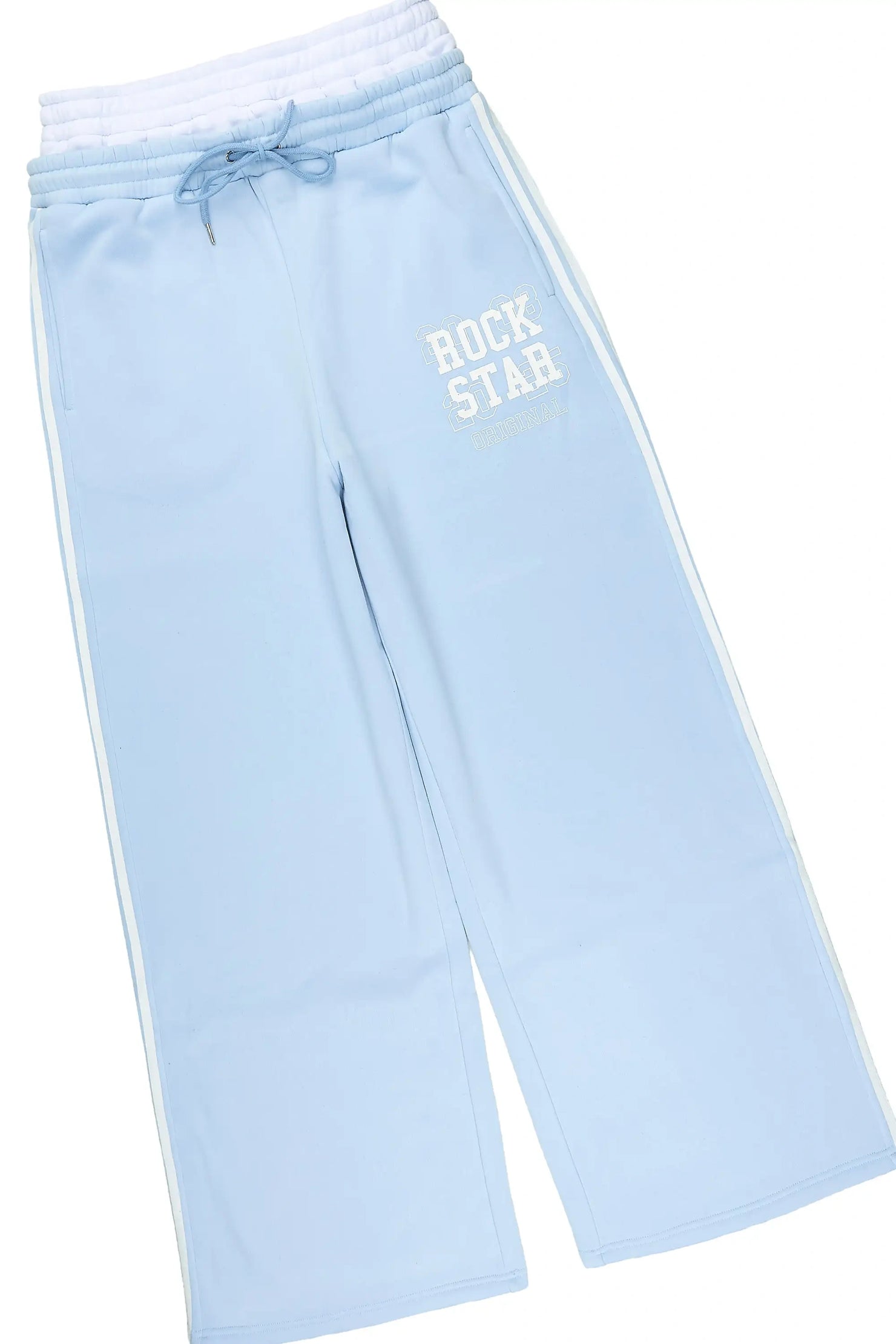 Berco Light Blue T-Shirt/Double Waisted Baggy Track Set