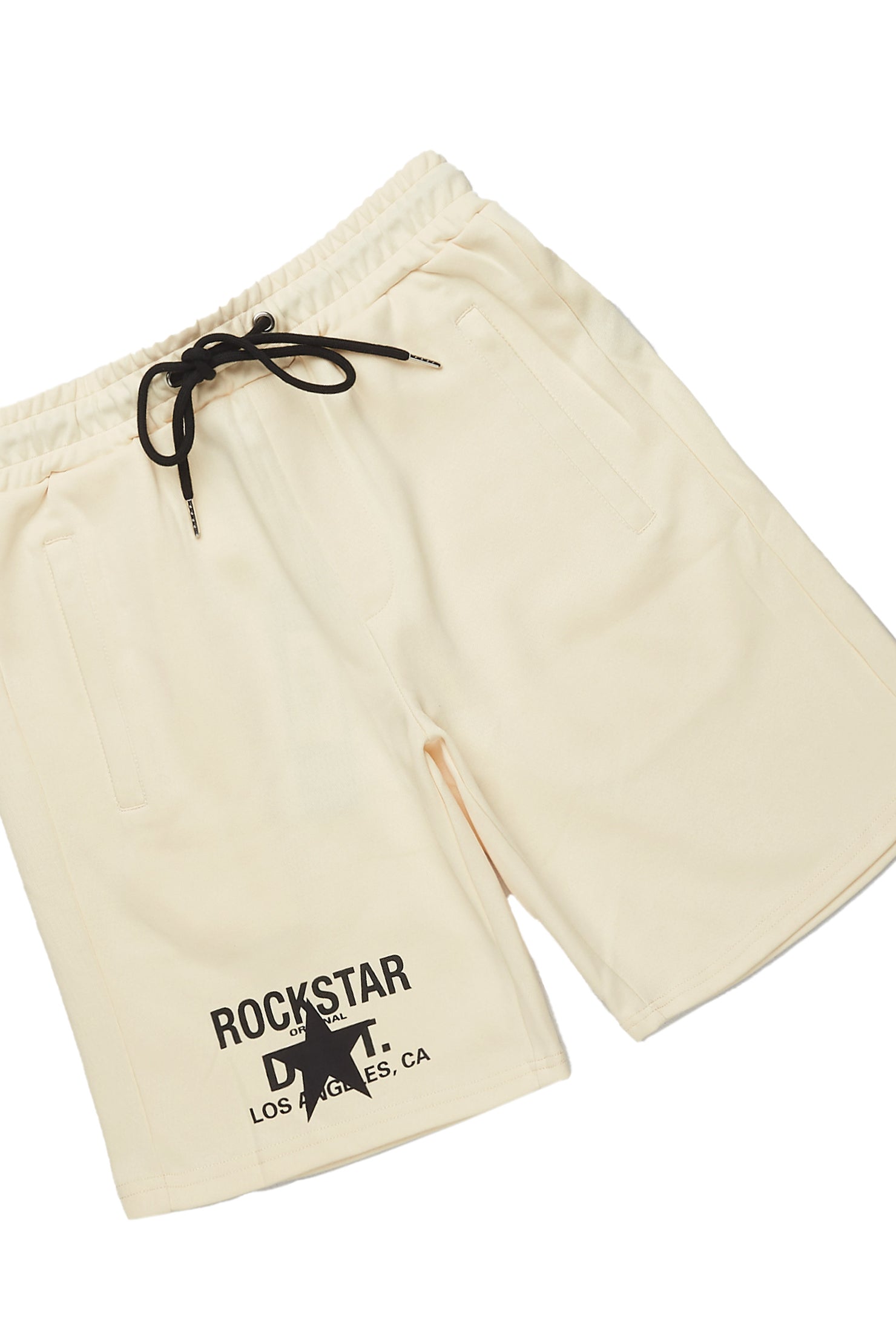 Lake Beige Graphic T-Shirt/Short Set