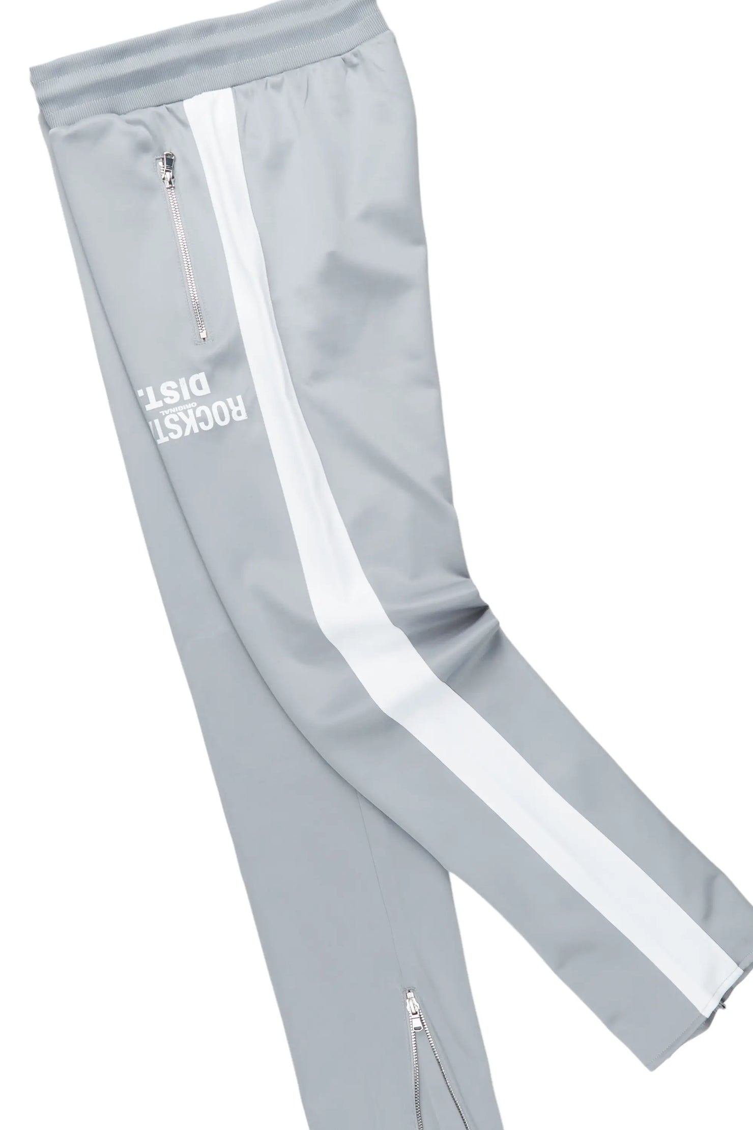 Dist. Town Grey Tricot Slim Fit Track Set