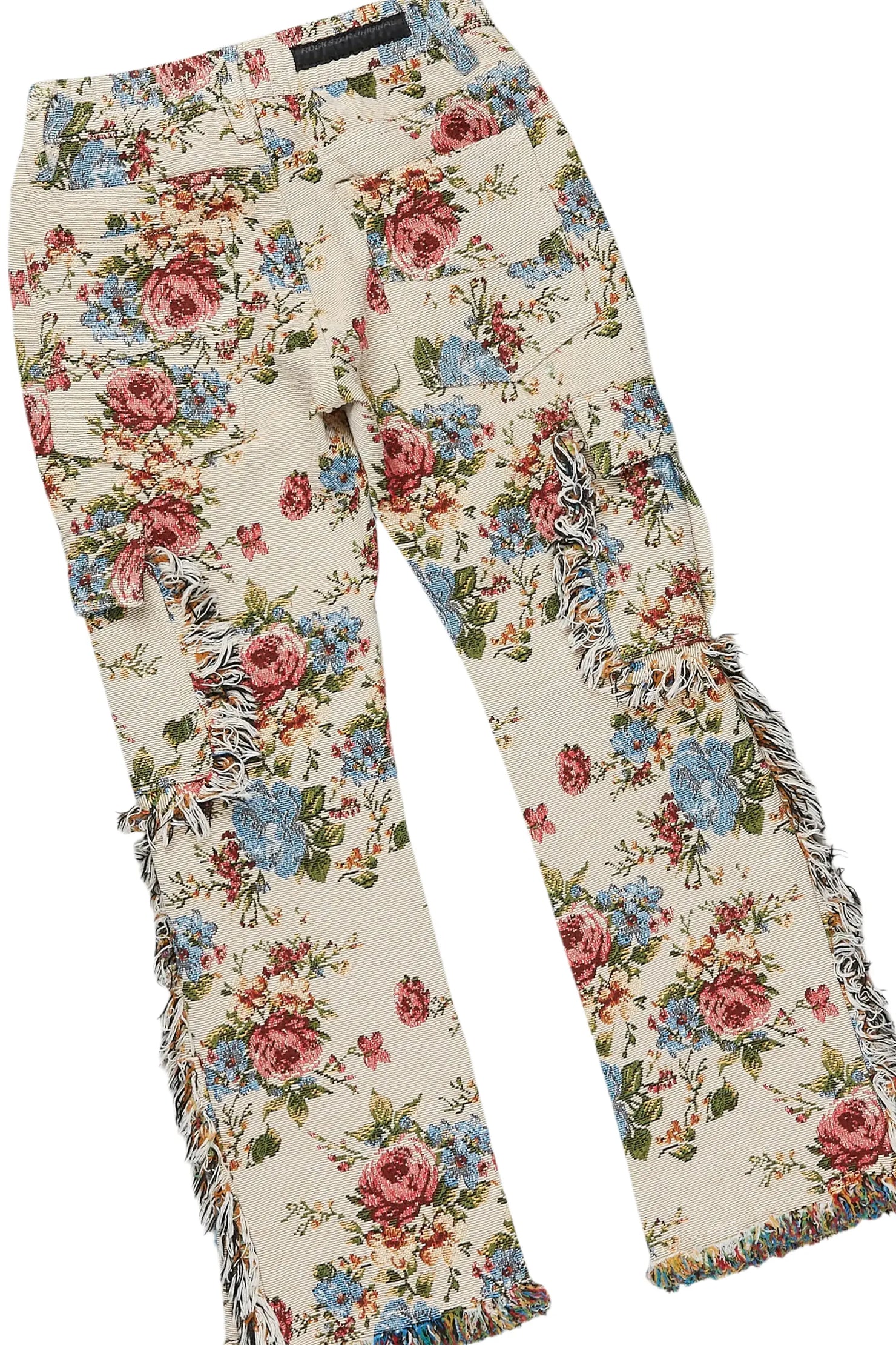 Girls Ryla Fuchsia Hoodie/Stacked Flare Jean Set