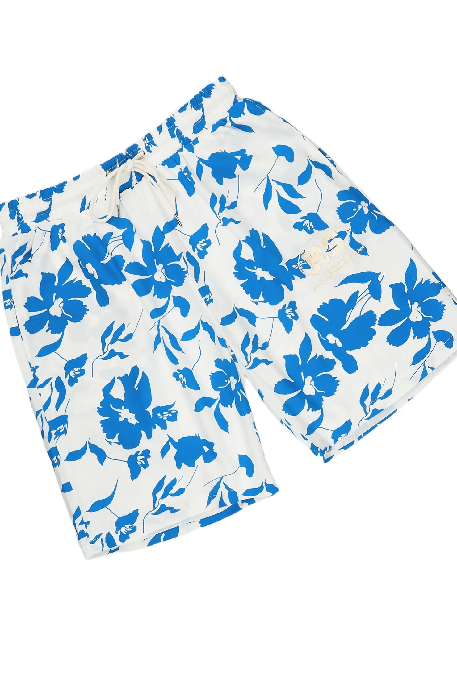 Puka Light Blue Button Down Shirt/Short Set