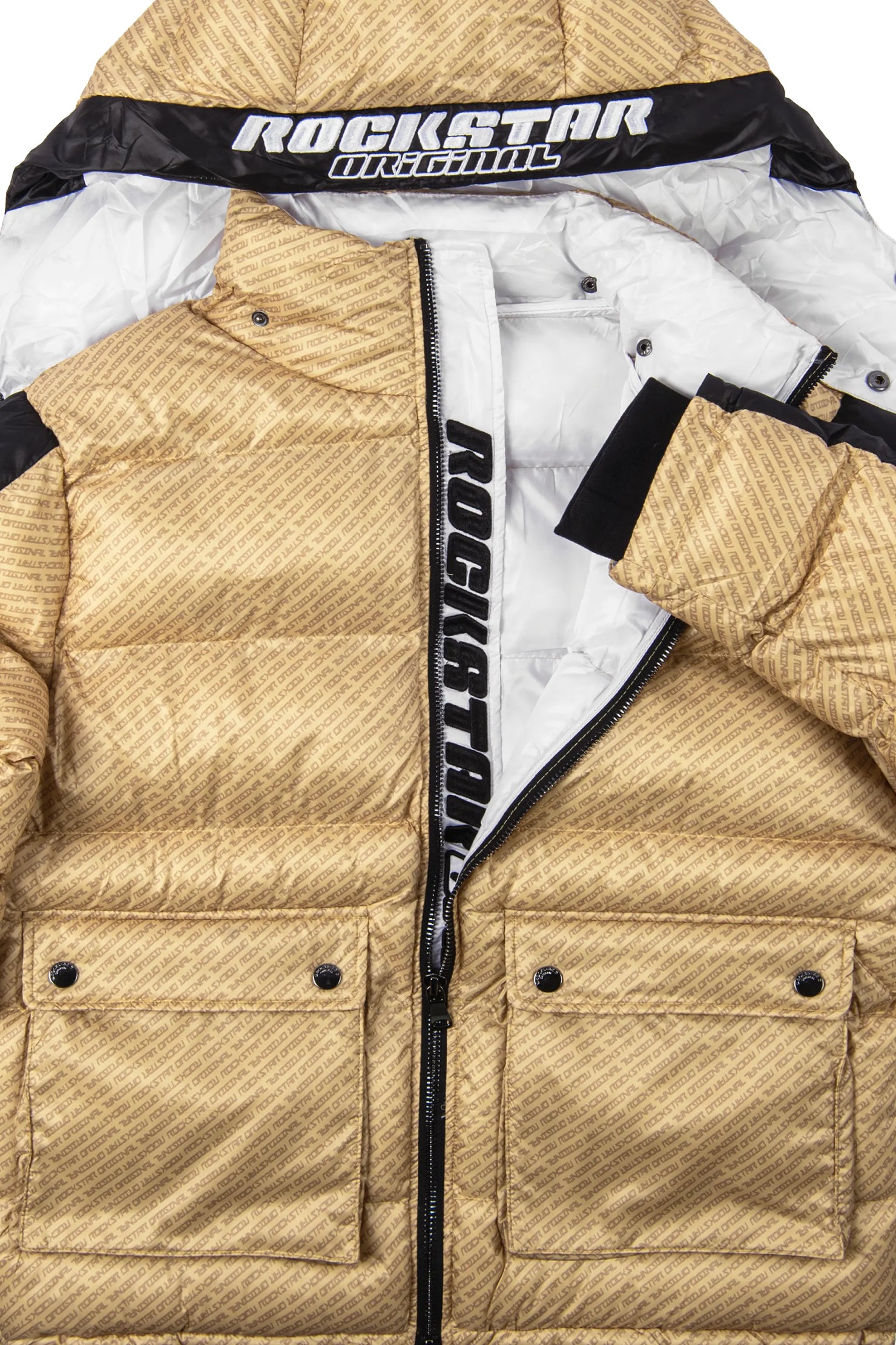 Bryson Puffer Jacket- Beige