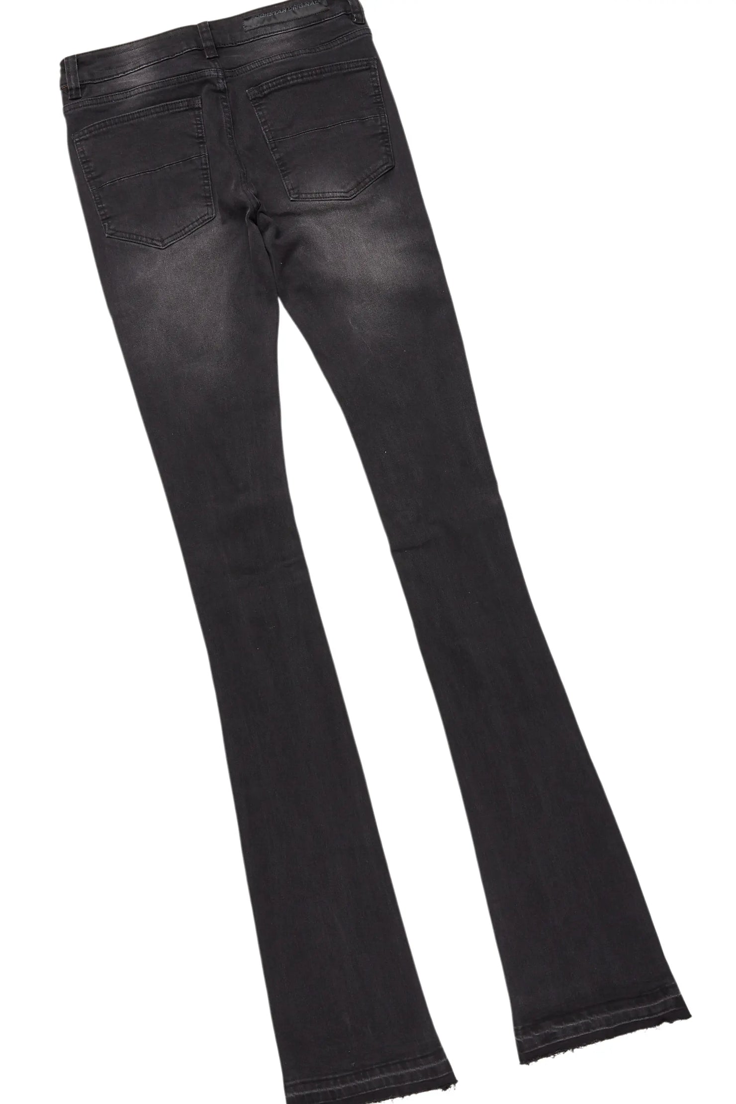 Wizzurd Red Mohair Hoodie/Super Stacked Flare Jean Bundle