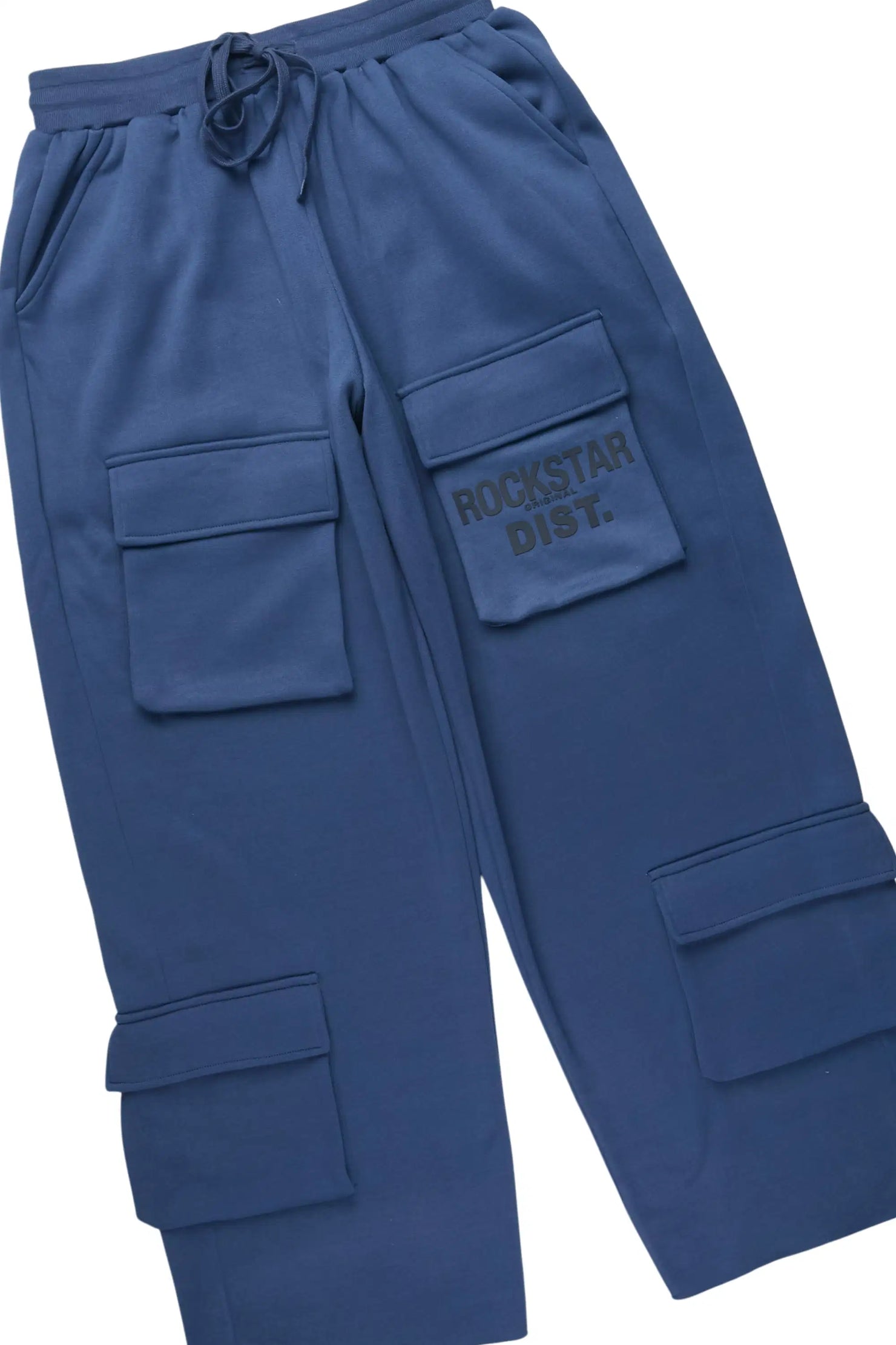 Mauricia Navy Crop Baggy Track Set