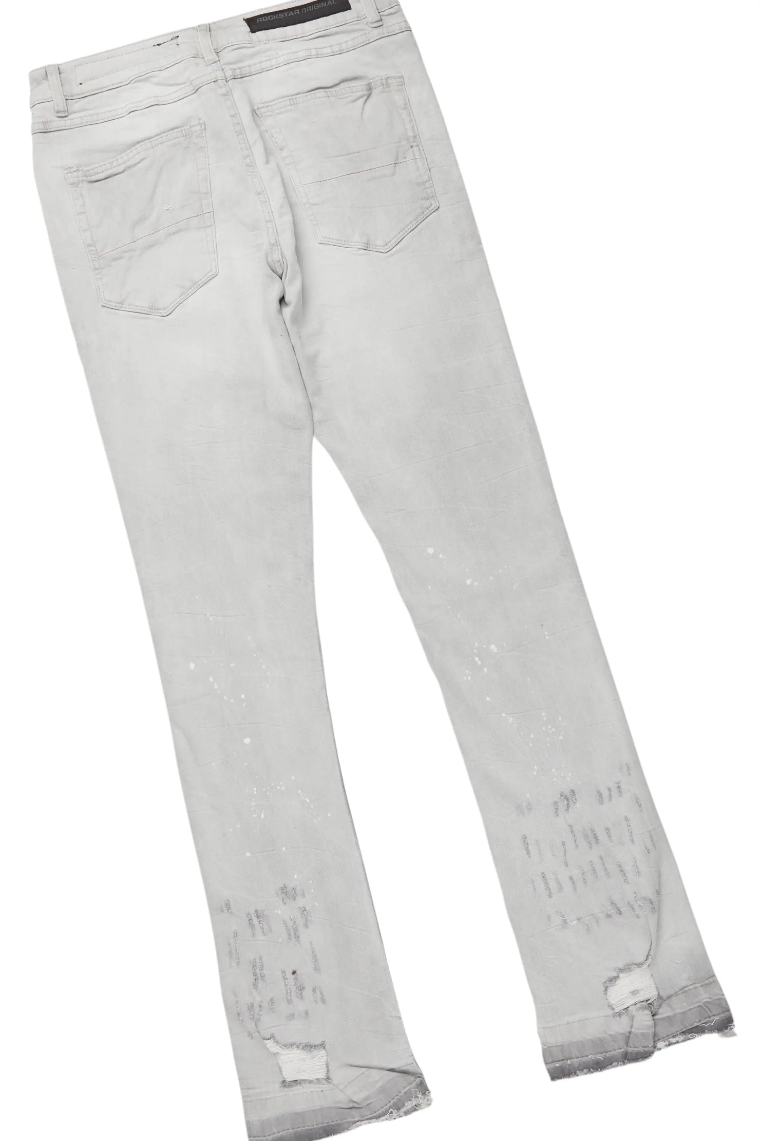 Beno Grey Hoodie/Stacked Flare Jean Set