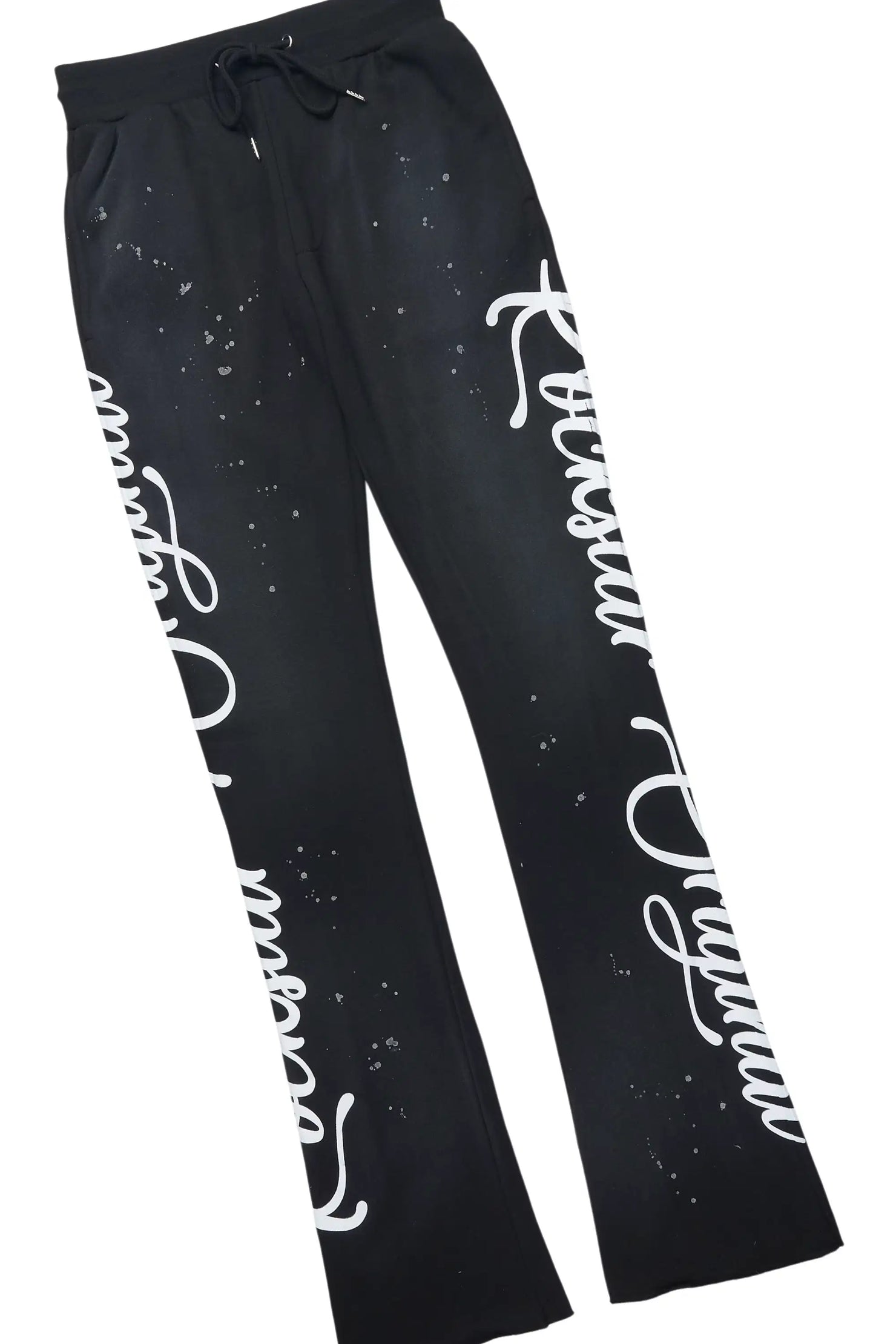 Hanif 3.0 Vintage Black Hoodie/Stacked Pant Track Set