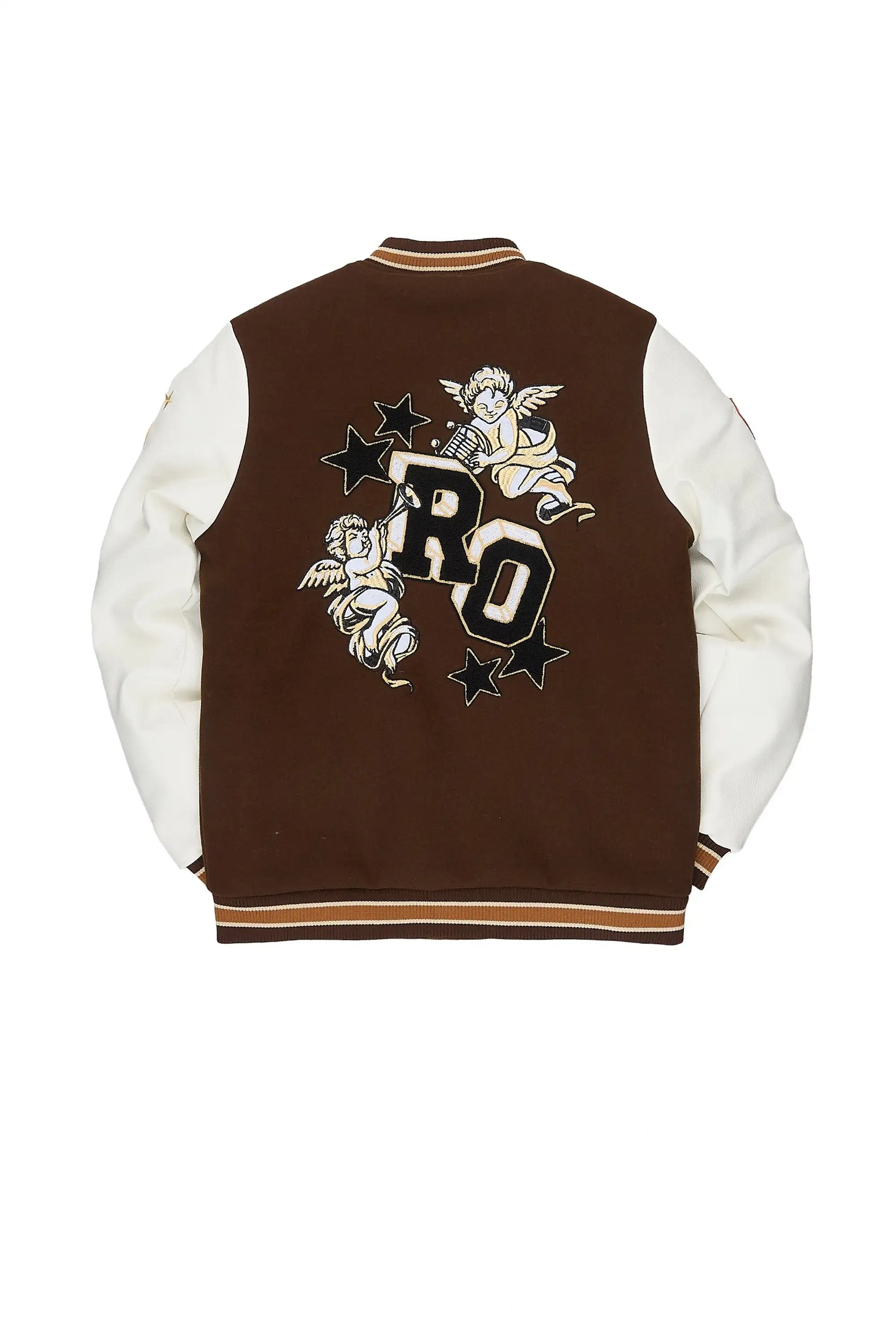 Boys Champion Brown Varsity Jacket