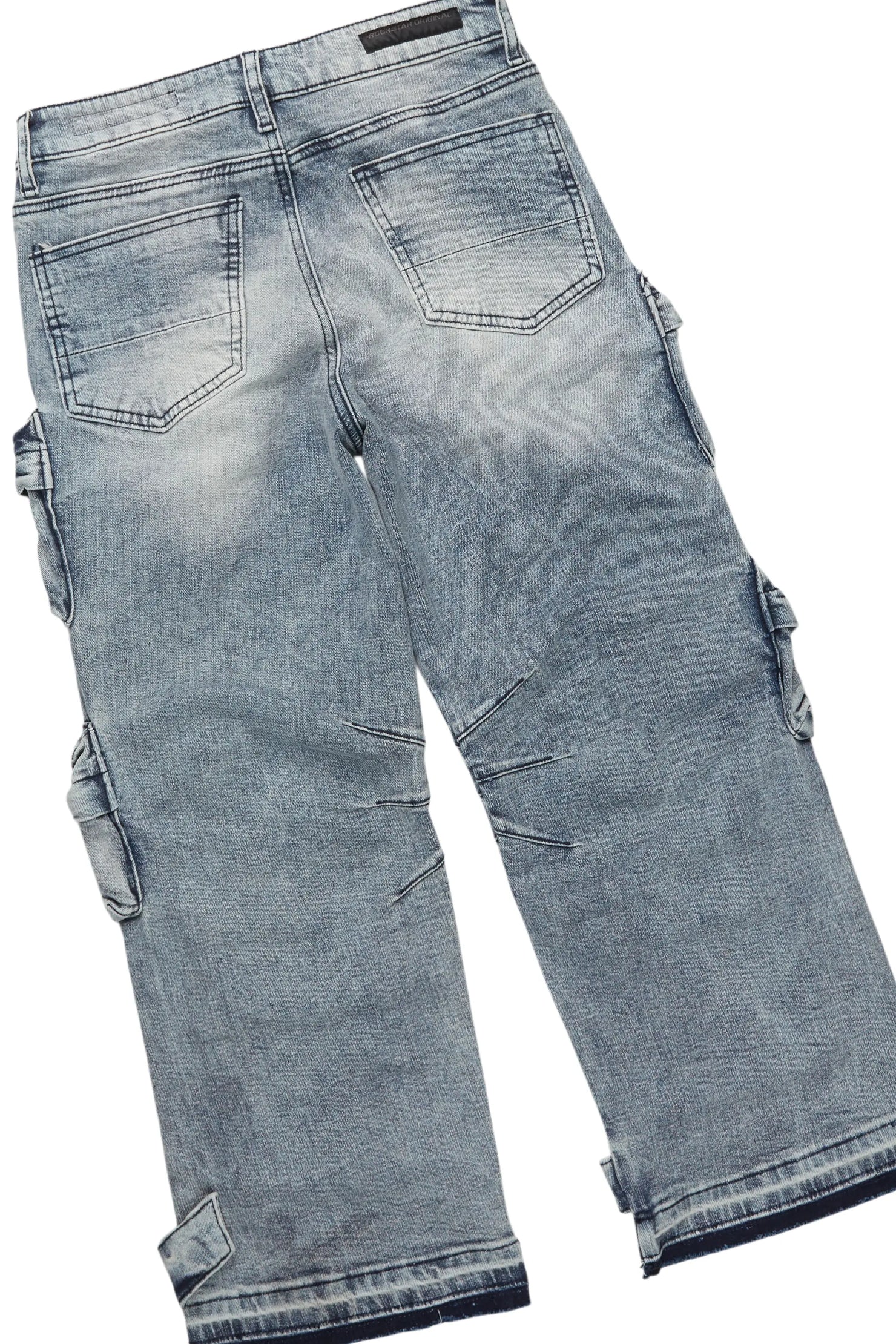 Boys Koen Black/Blue T-Shirt/Baggy Jean Set