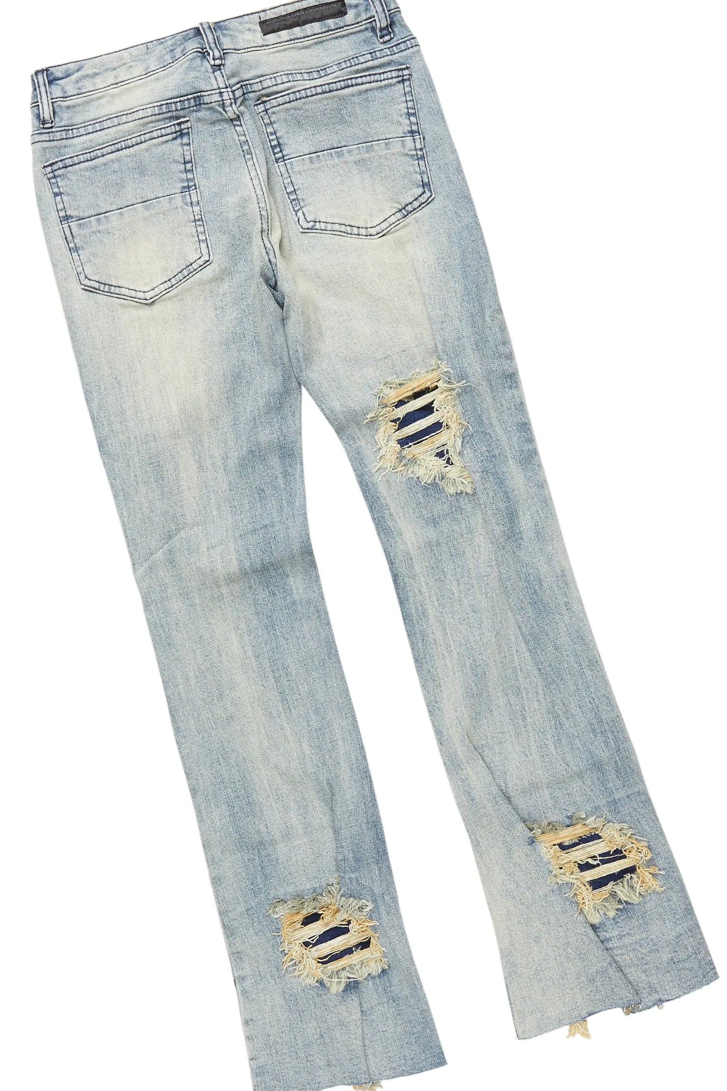 Boys Soweto Red Hoodie/Stacked Flare Jean Set