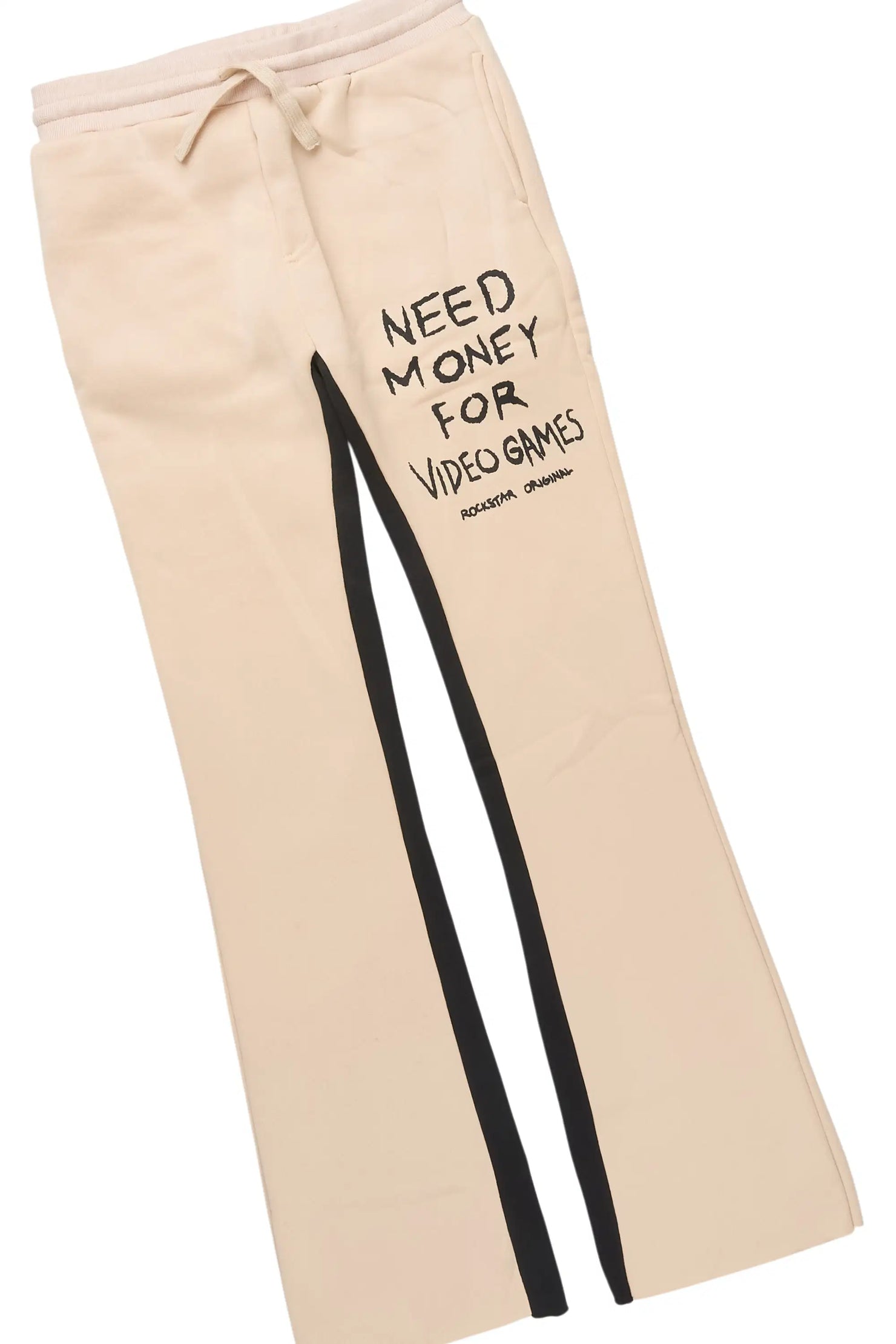 Boys M4 Video Games Tan/Black Hoodie Stacked Track Set