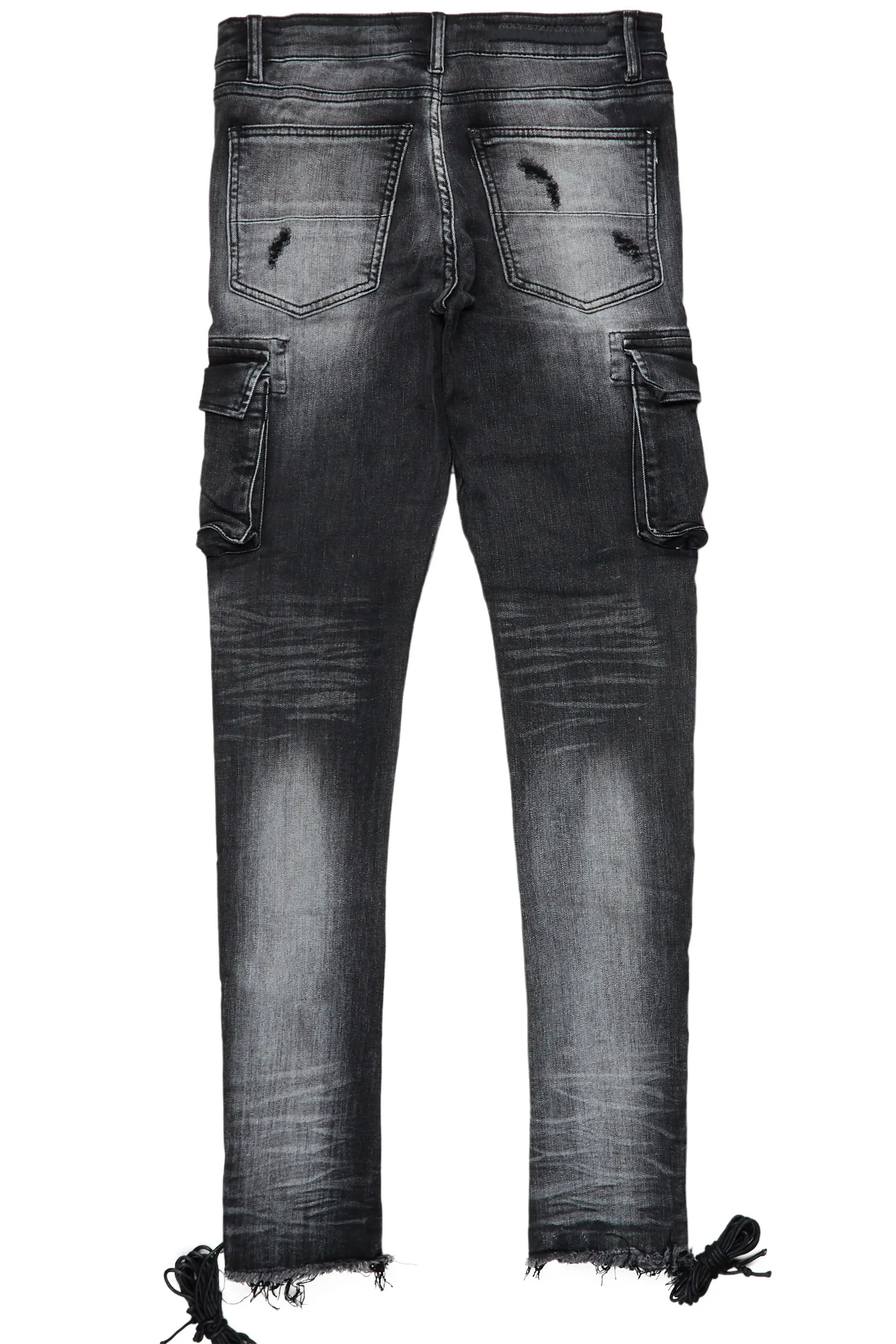 Ronoh Grey Wash Stacked Flare Jean