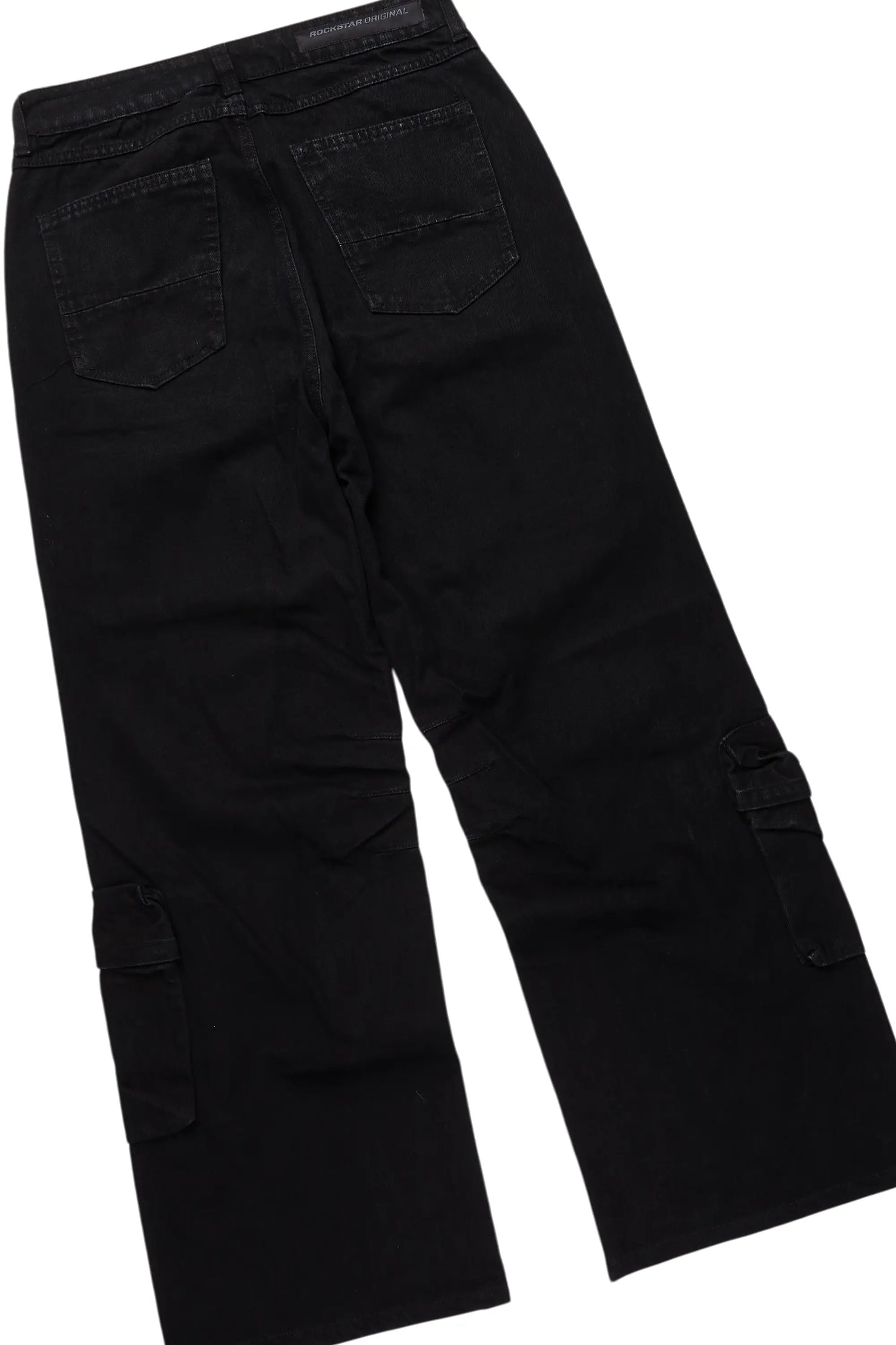 Darken Black Hoodie/Baggy Fit Cargo Jean Set