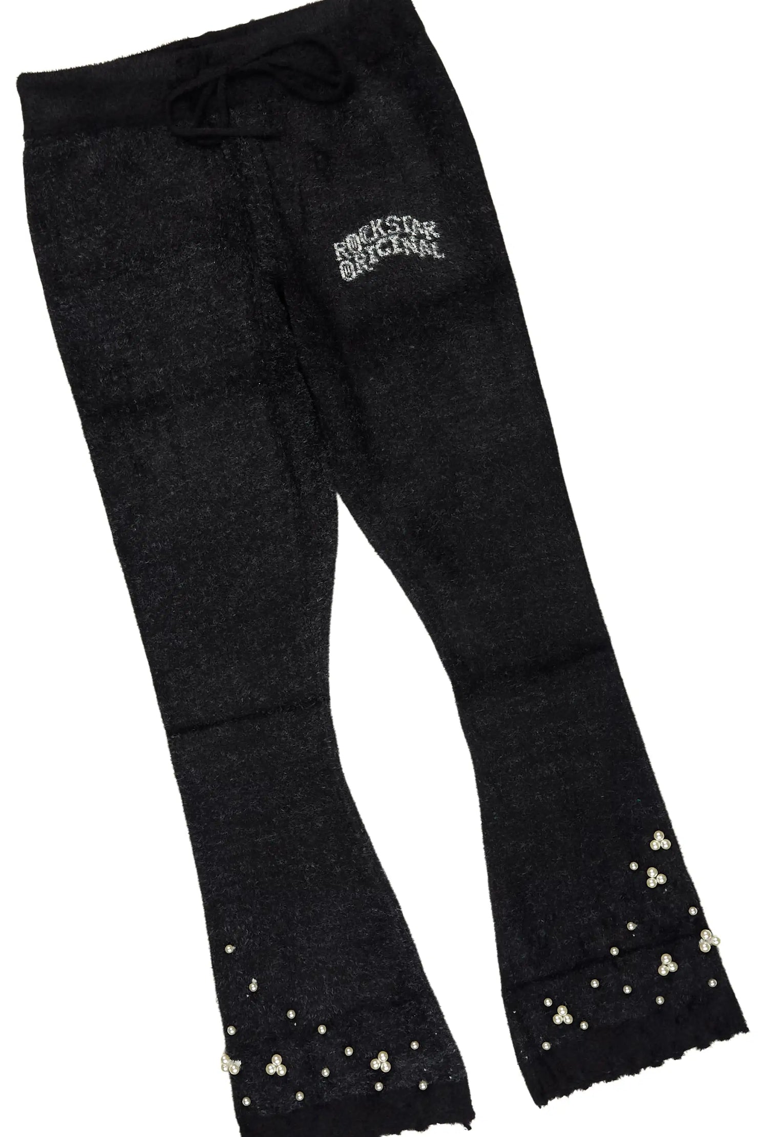 Peril Black Pearl Stone Hoodie Stacked Flare Track Set