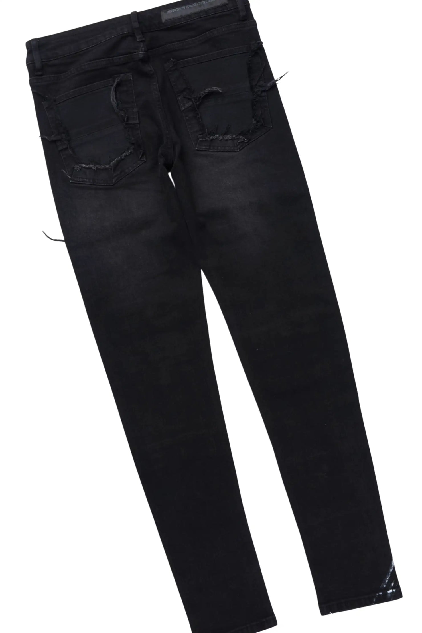Tally Black/Black Hoodie/Slim Fit Jean Set