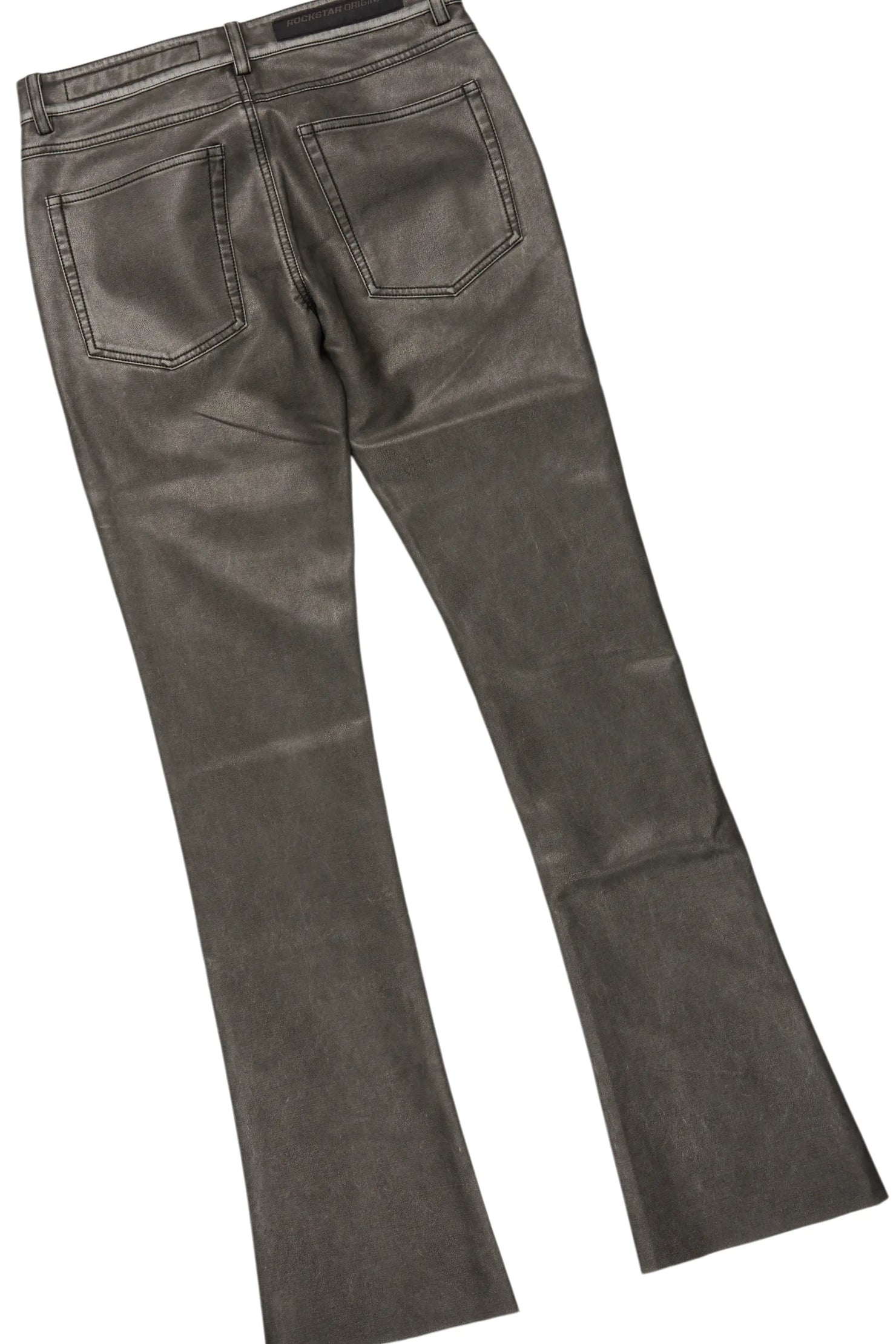 Boaz Black Hoodie & Deco Stacked Flare PU Jean Bundle