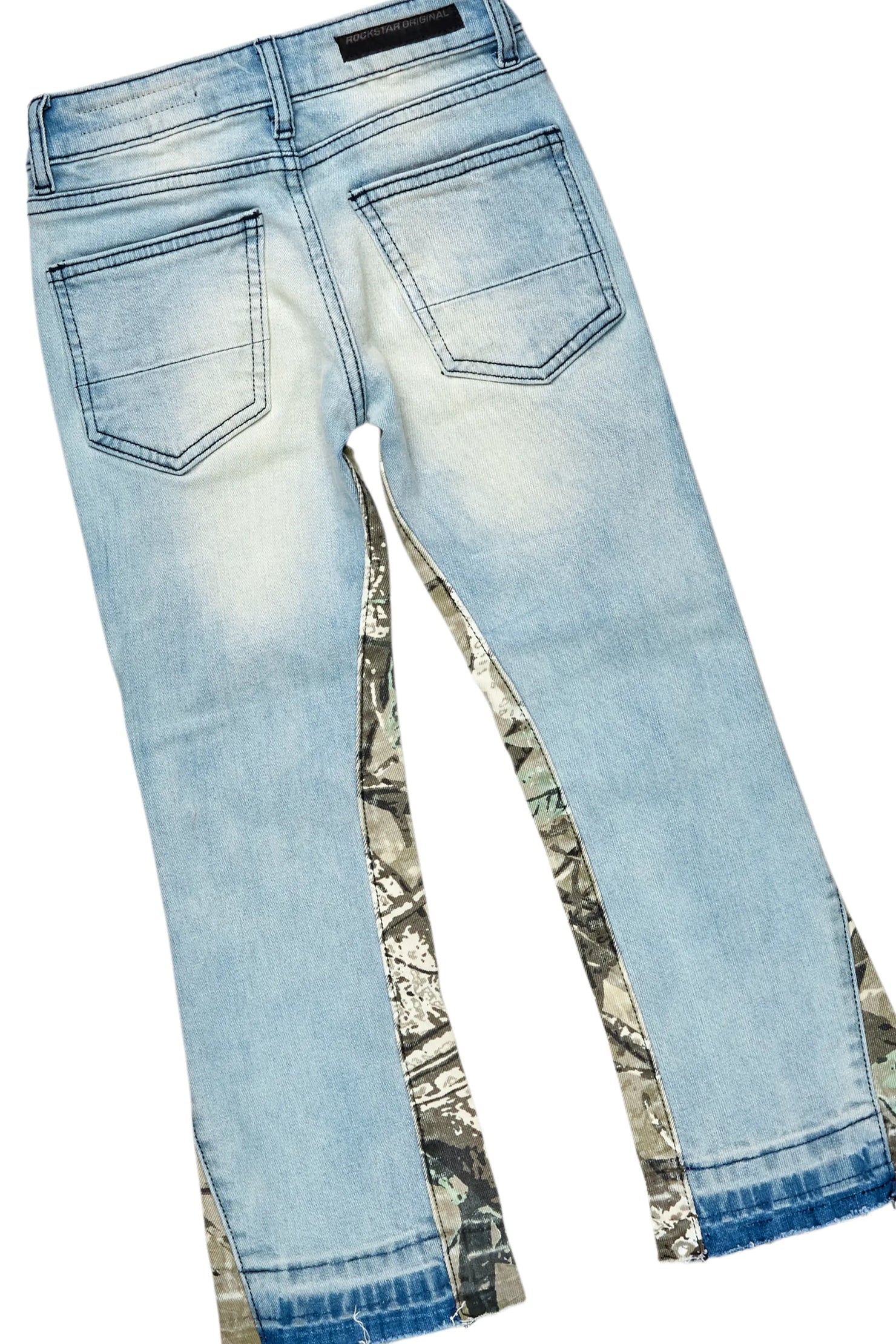 Boys Rainer Red Hoodie/Stacked Flare Jean Set