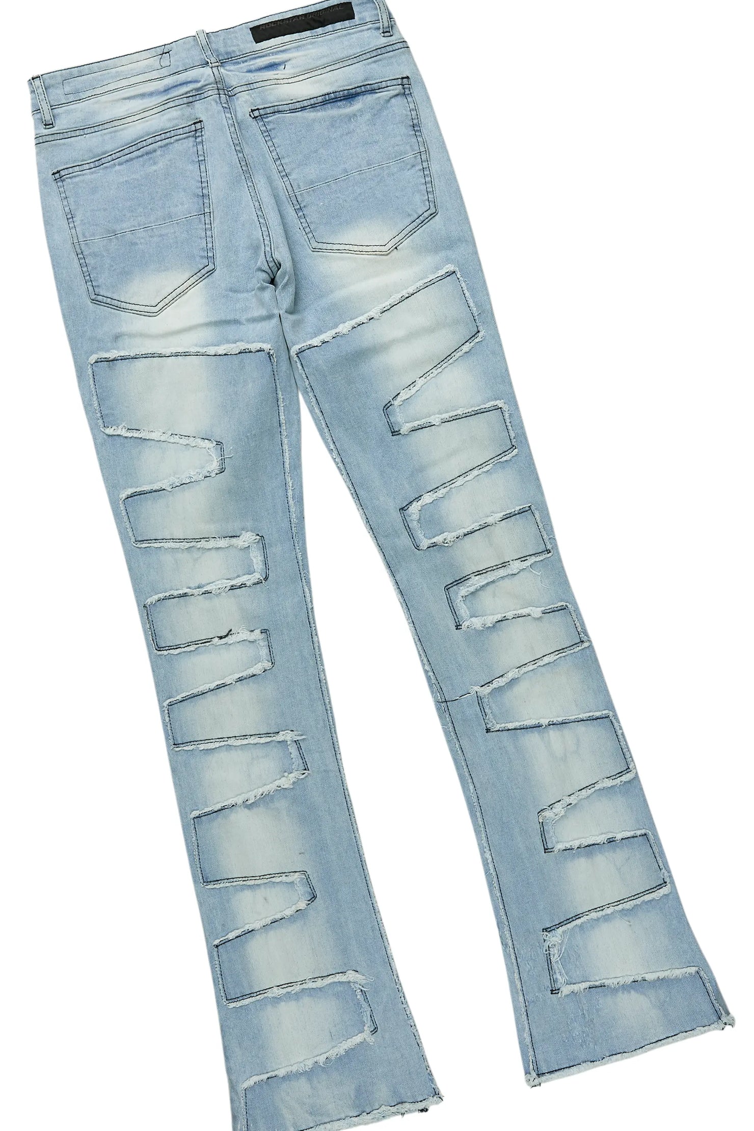 Tarl White T-Shirt/Stacked Flare Jean Bundle