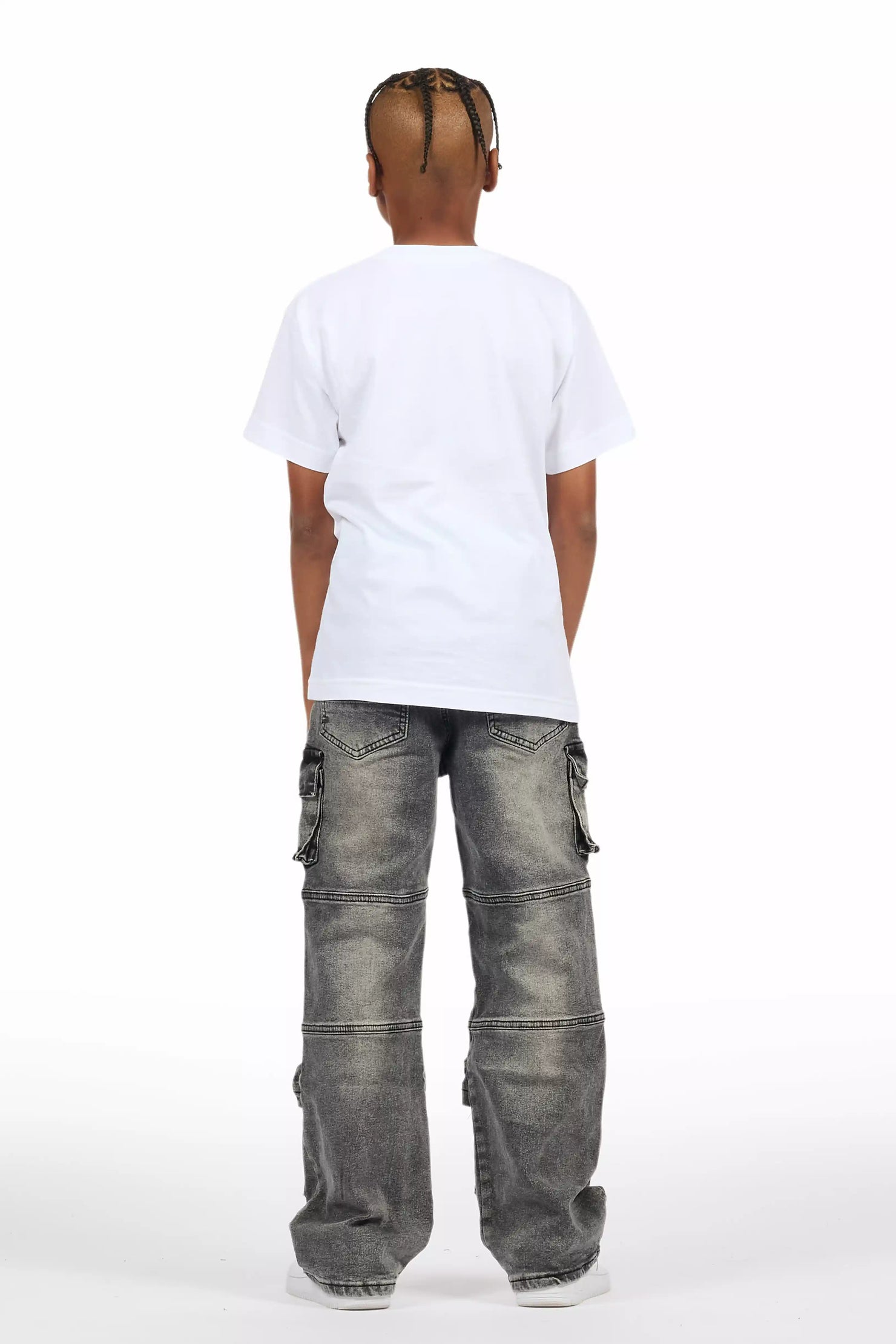 Boys Berdi Black Baggy Fit Jean