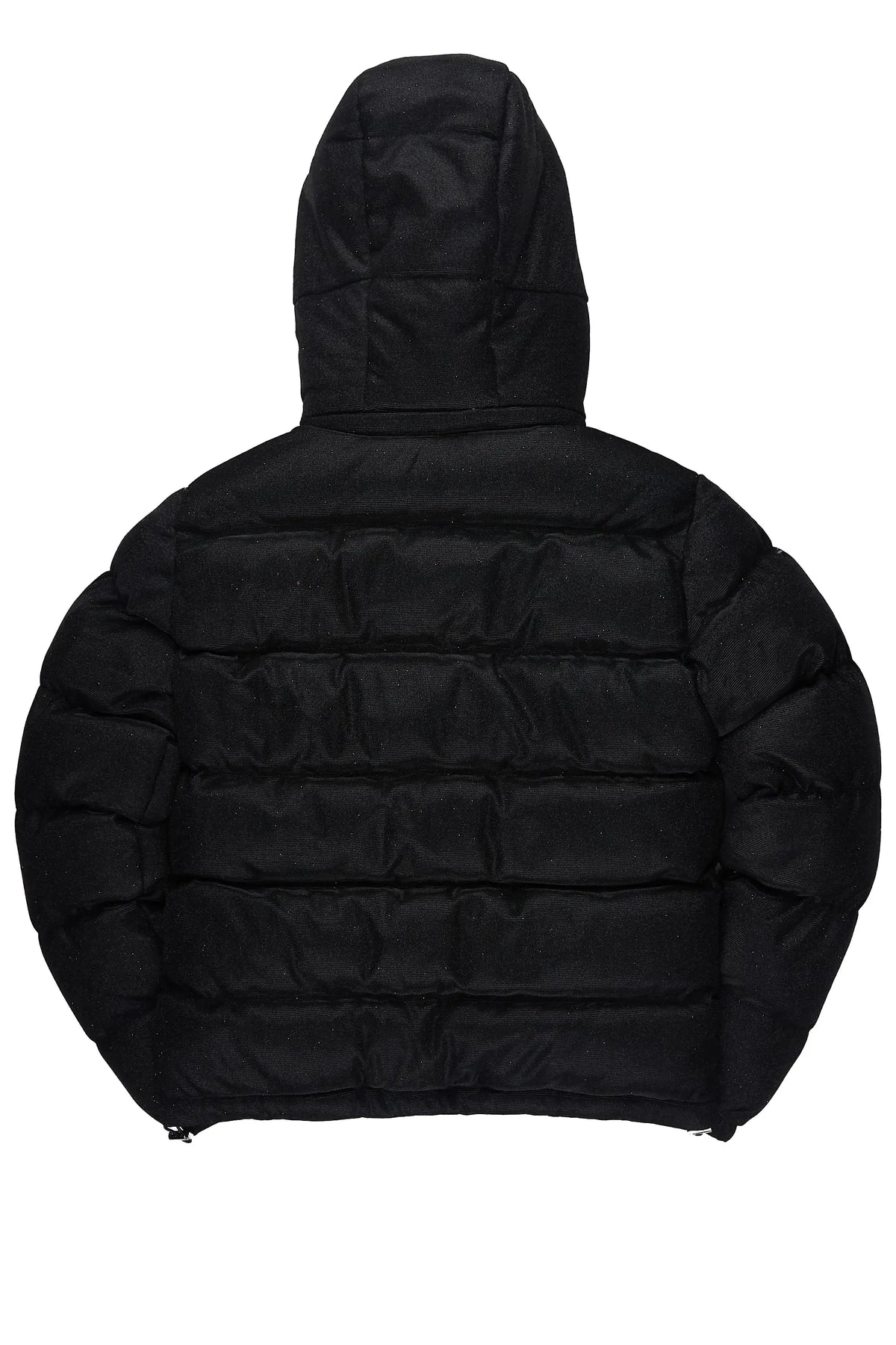 Meranda Black 2.0 Oversized Glitter Puffer Jacket