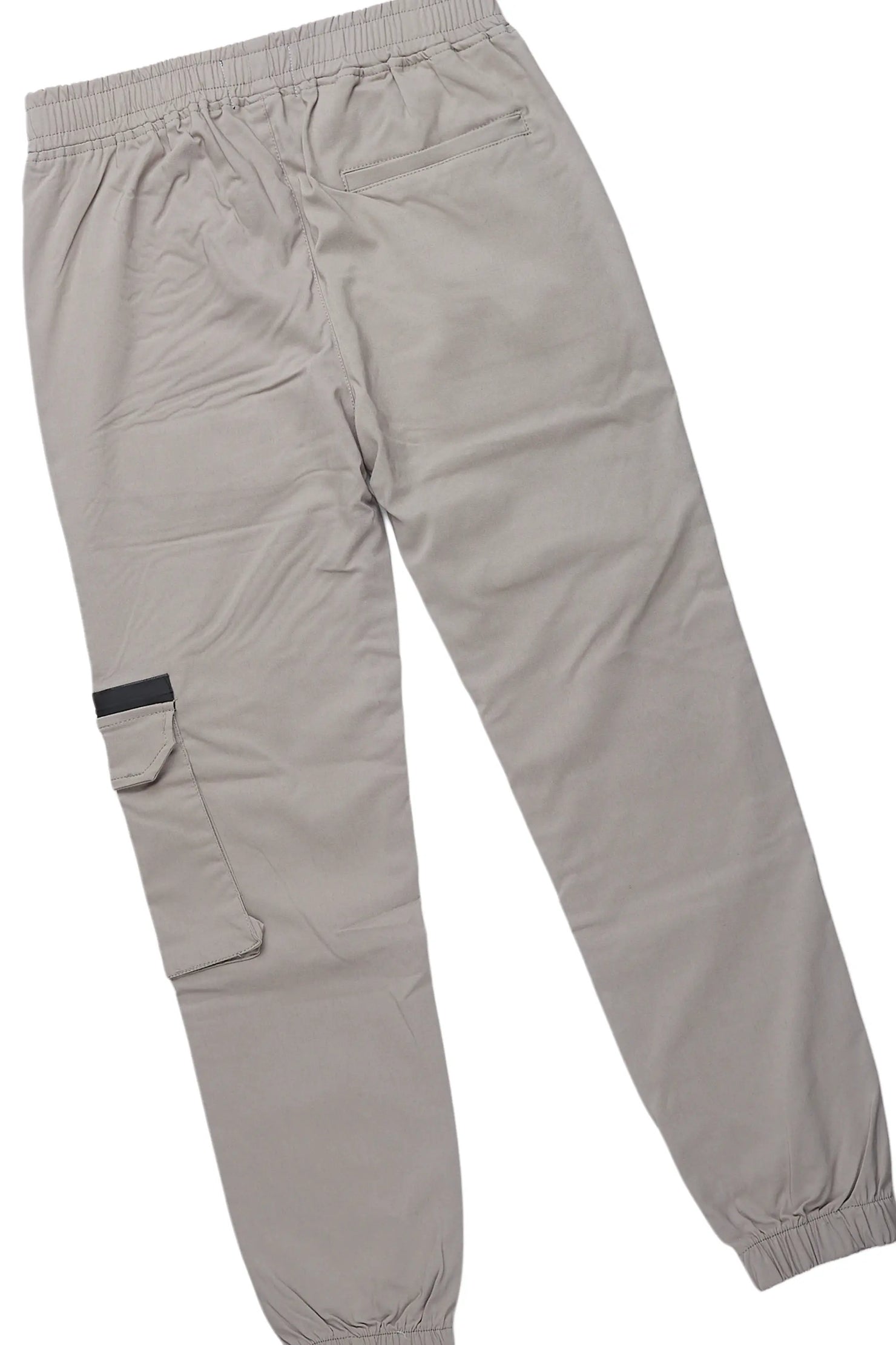 Boys Xanti White/Grey T-Shirt Cargo Pant Set