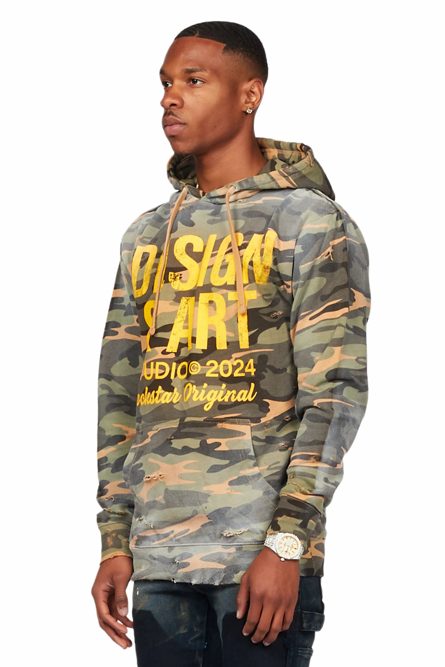 Zack Green Camo Graphic Hoodie