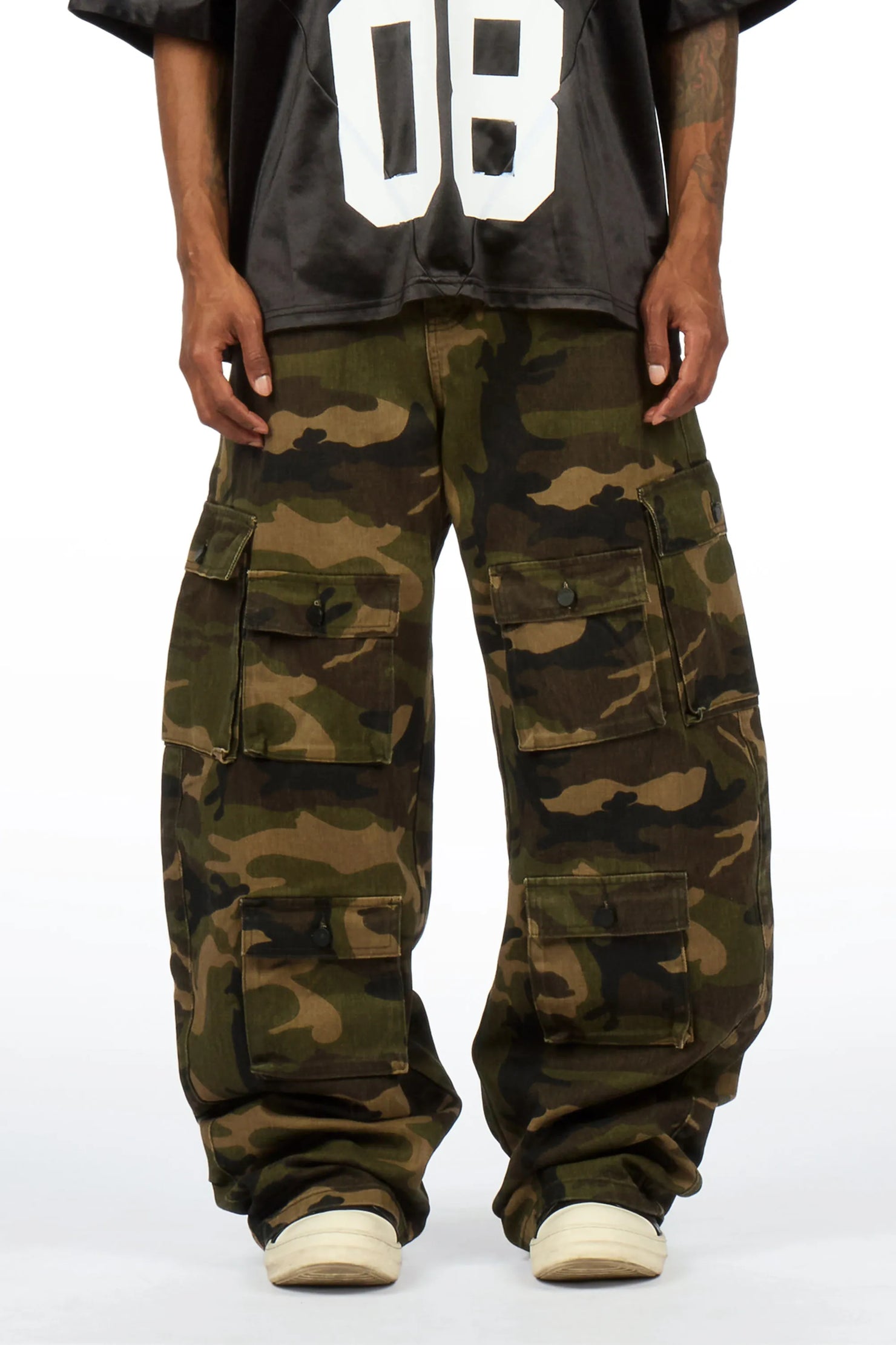 Arrow Camo Barrel Fit Jean