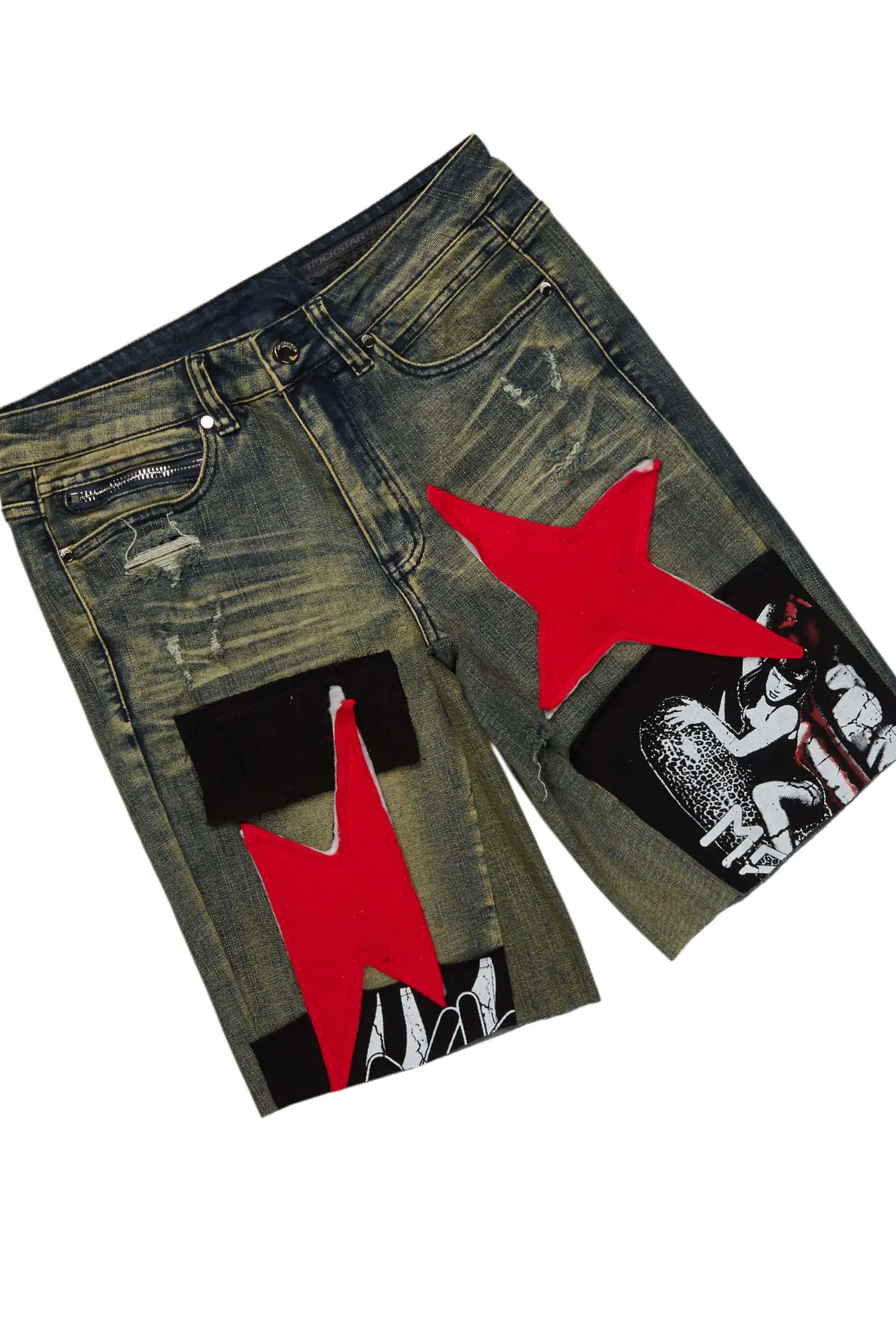 Grill Black/Tint T-Shirt/Denim Short Set