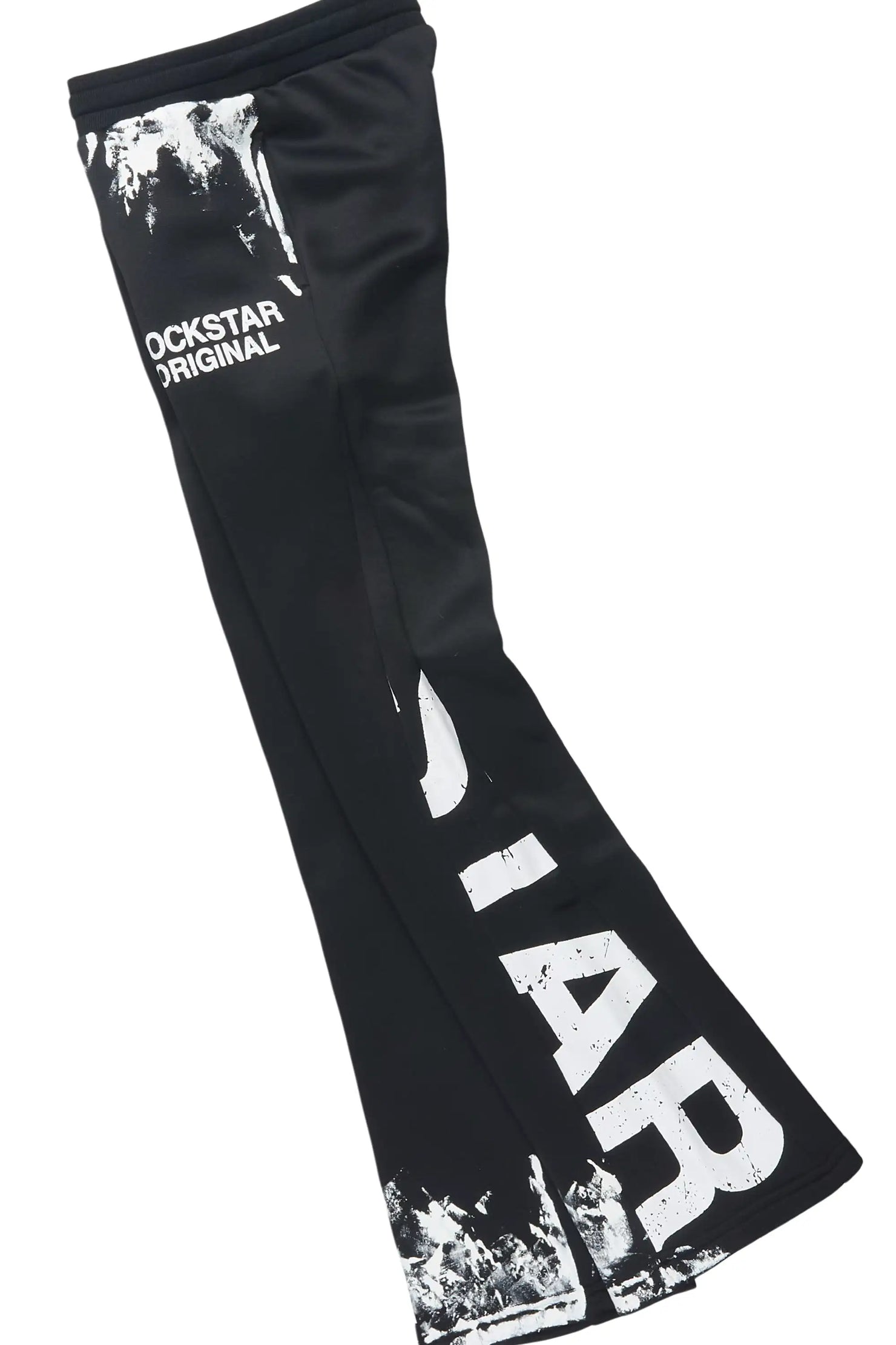 Boys Deniska Black/White Hoodie Track Pant Set