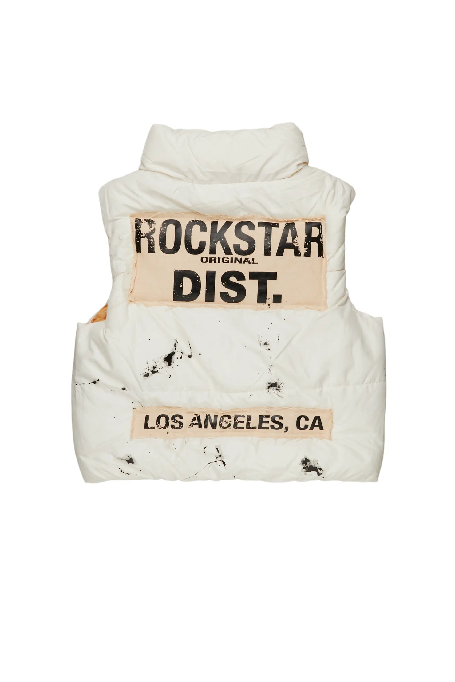 Paigy Ivory Puffer Vest