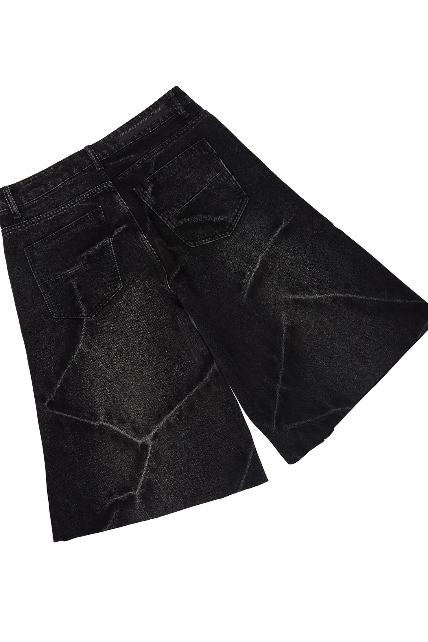 Kembi Black/ Dark Grey Oversized Graphic T-Shirt & Harlem Jean Short