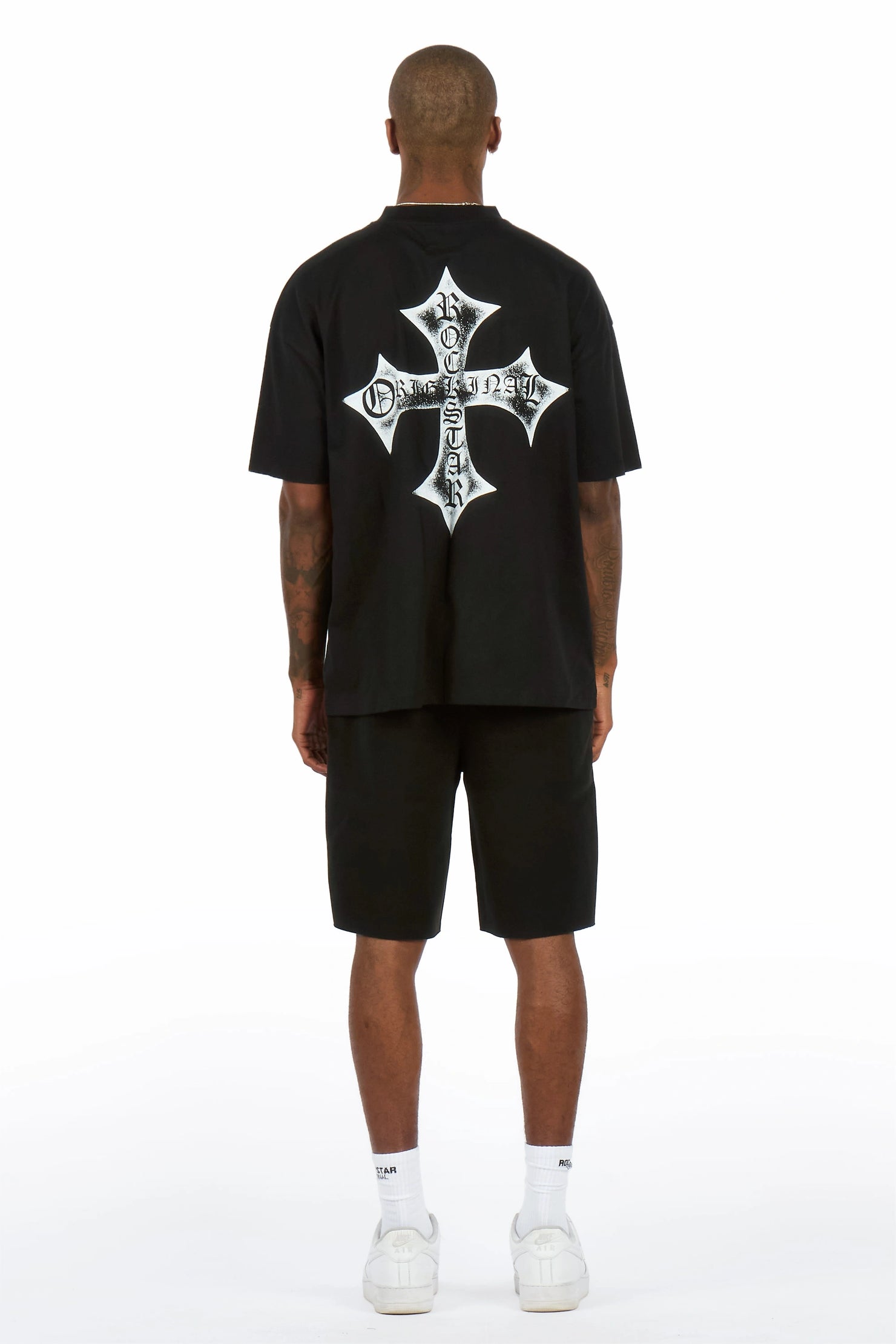 Marizon Black T-Shirt/Short Set