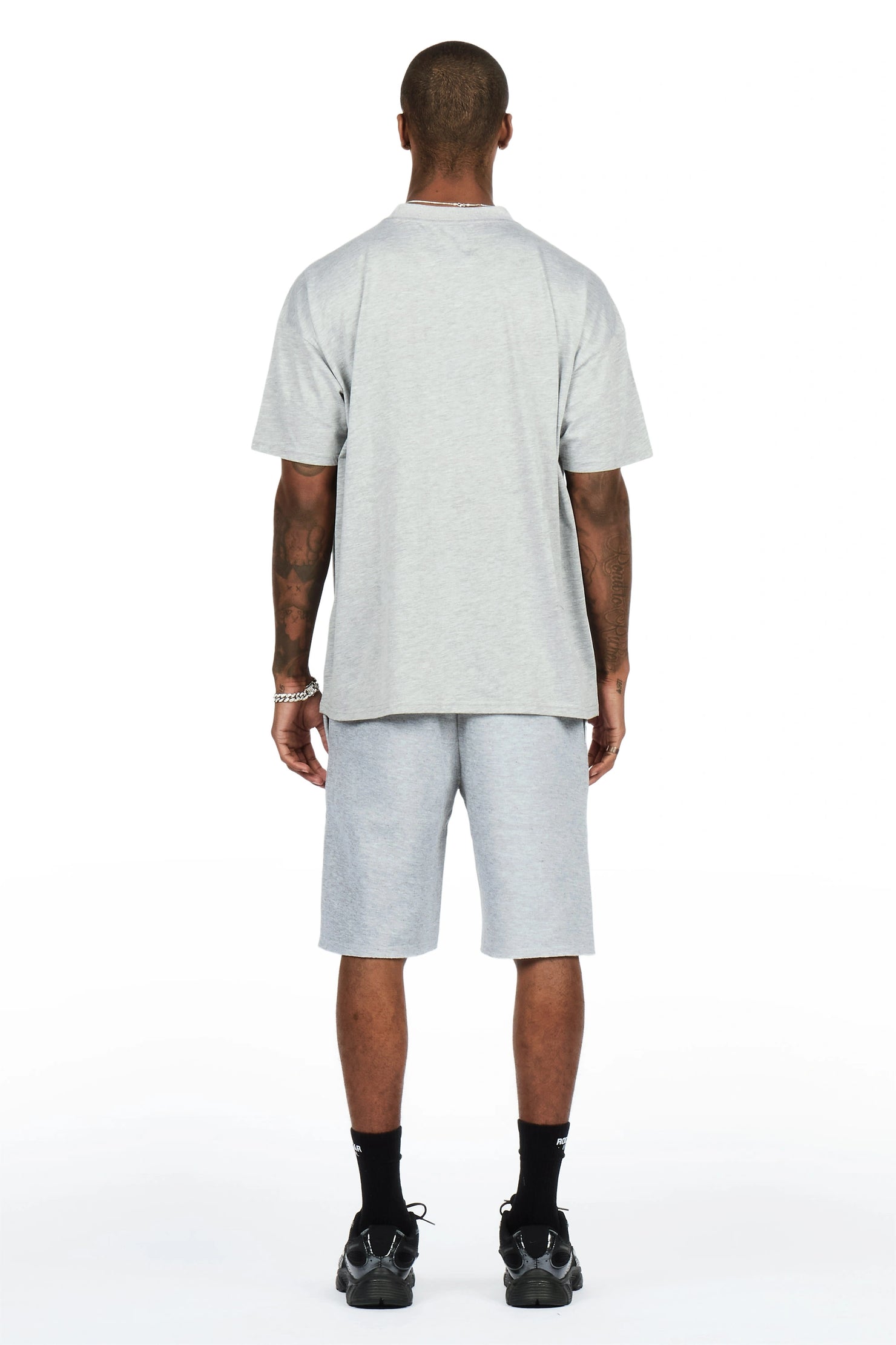 Spiller Heather Grey T-Shirt/Short Set