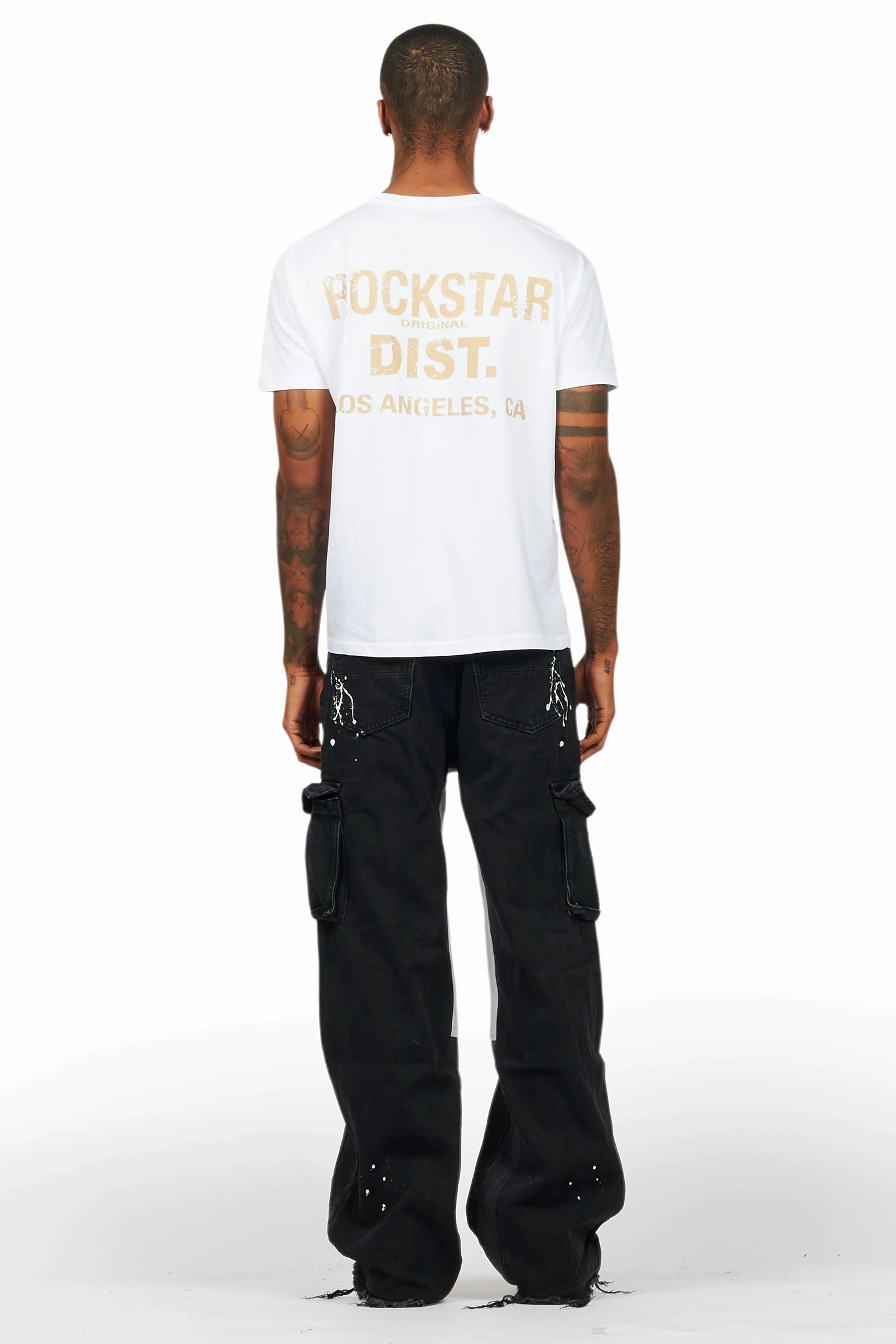 Dubaku Black Baggy Fit Jean