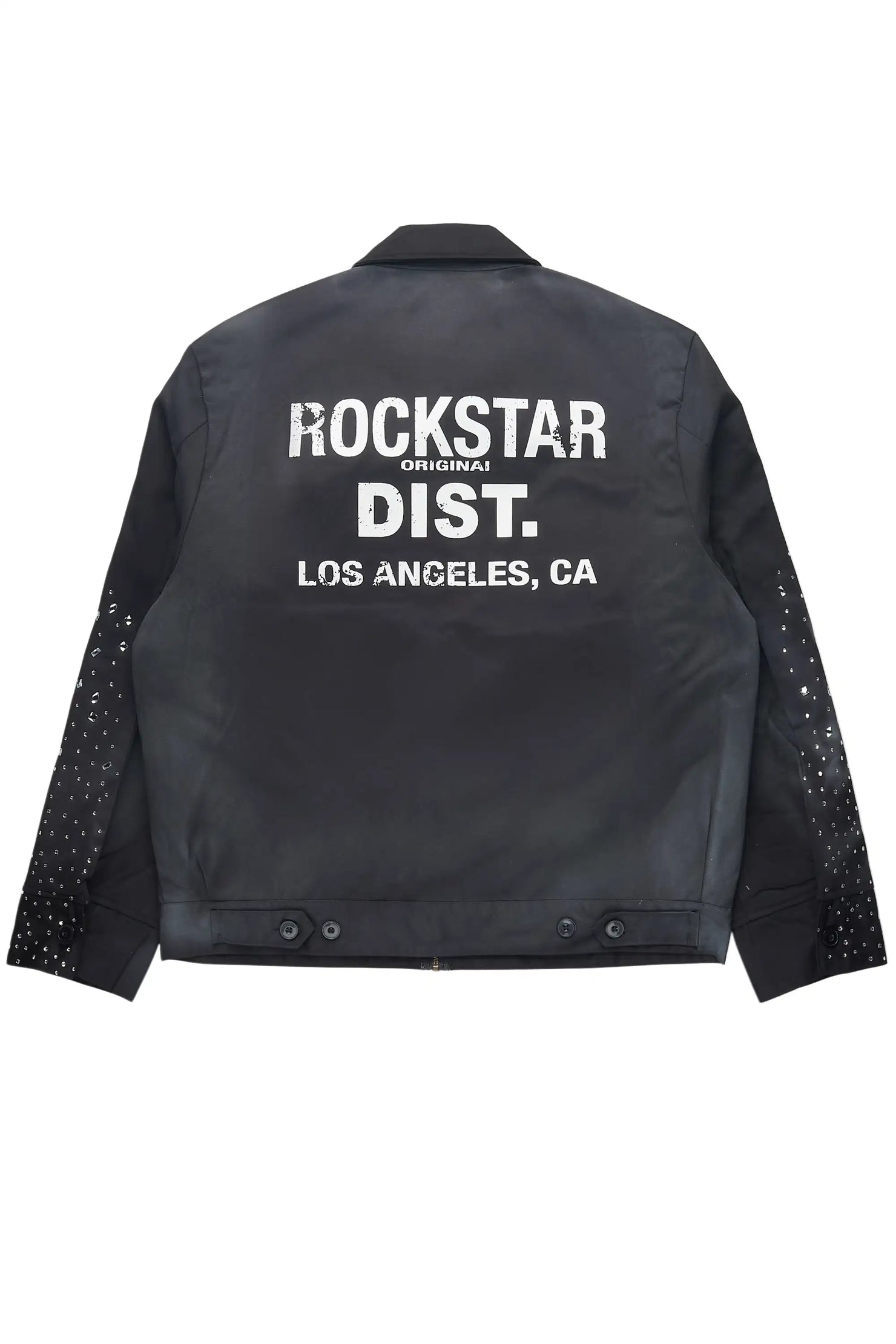Traval Black Rhinestone Workman Jacket