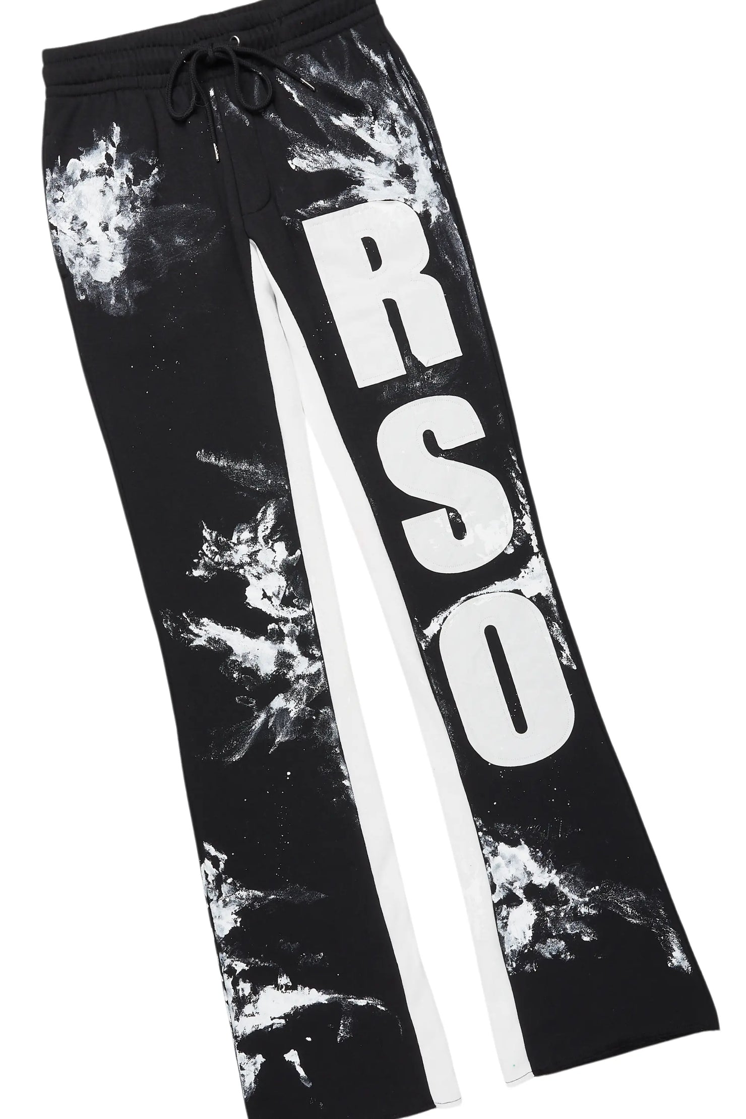 Allard Black/White Double Layer T-Shirt/Baggy Pant Set