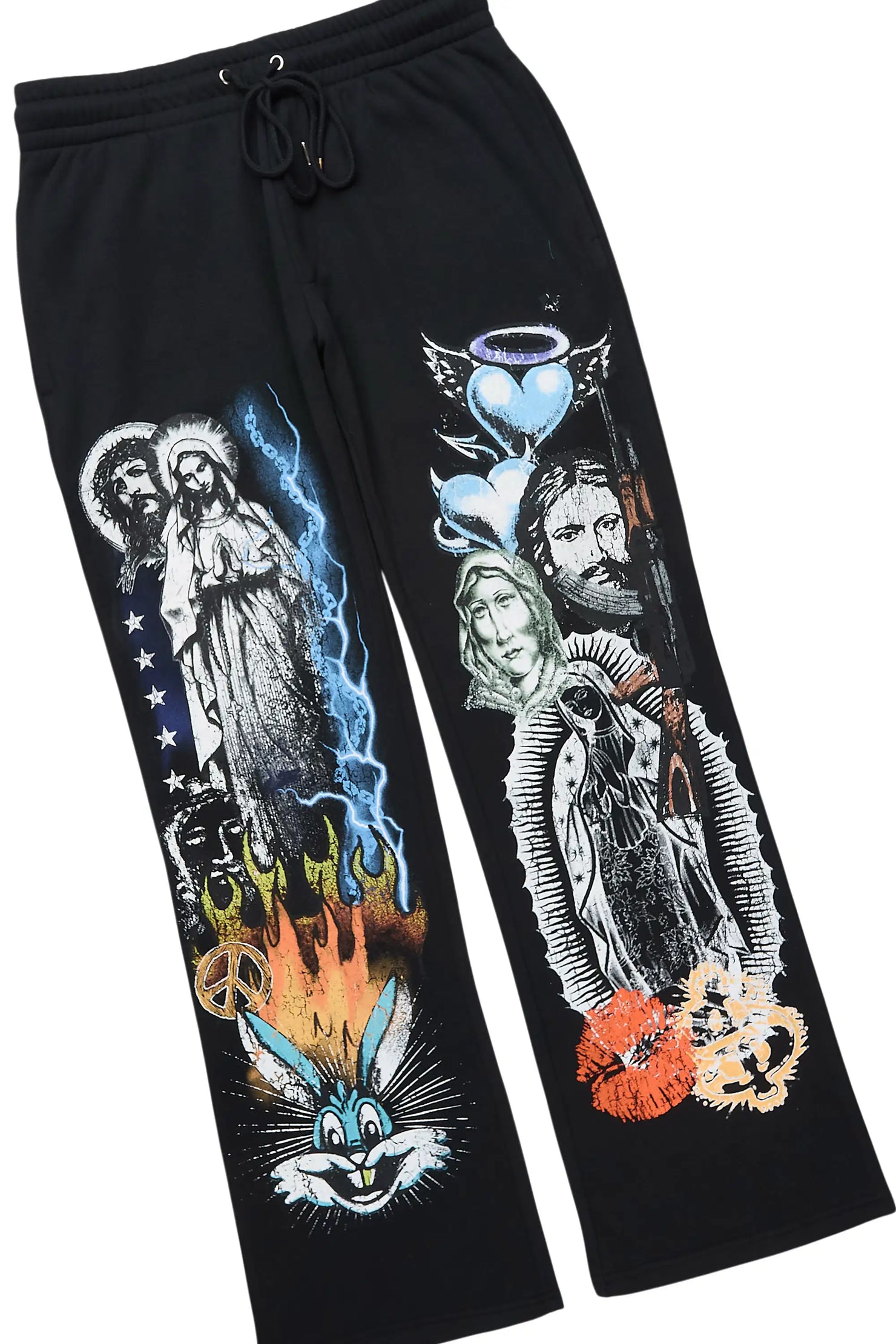 Diyos Black Hoodie/Baggy Pant Track Set