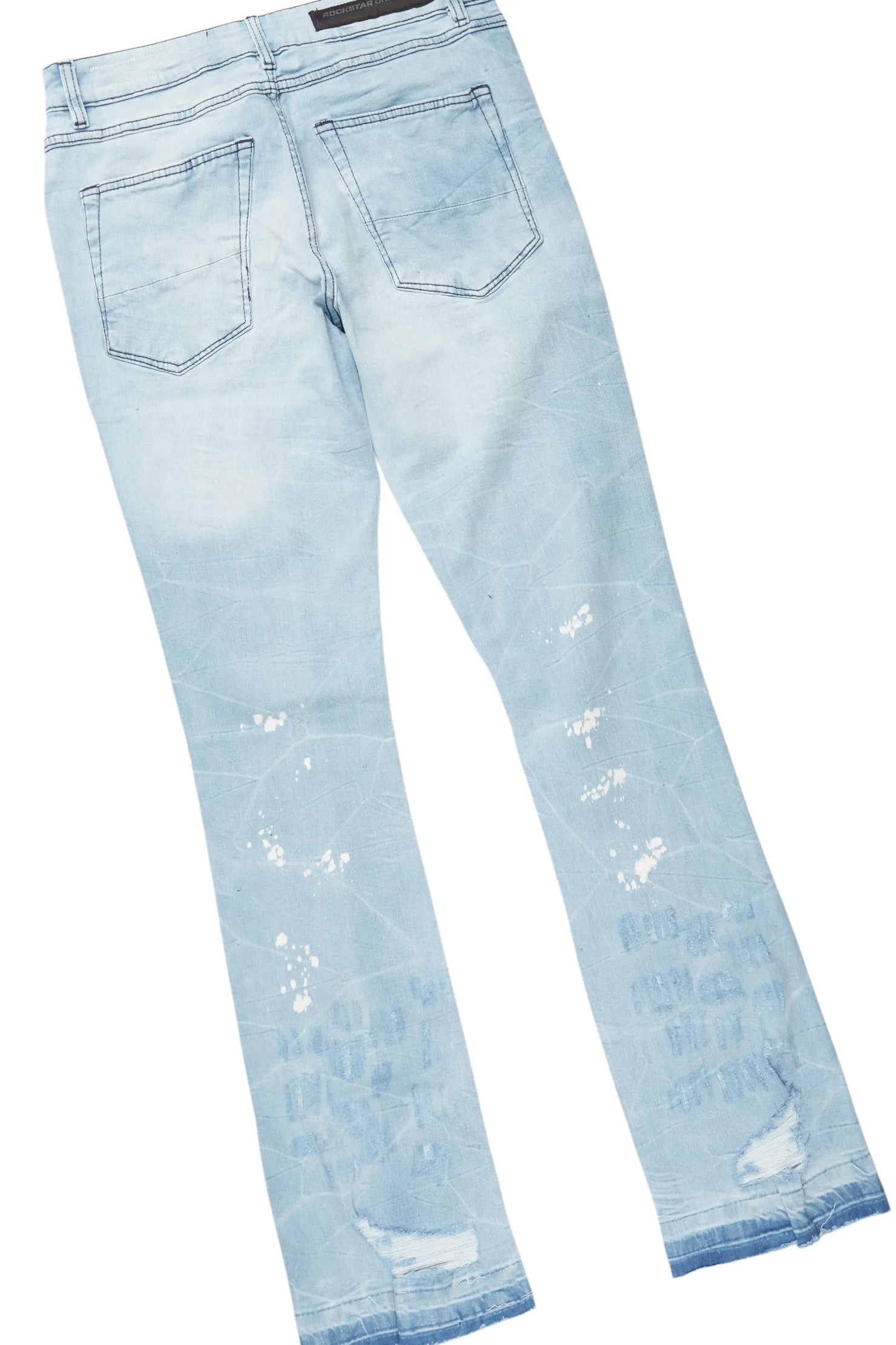 Tadashi Beige Long Sleeve/Stacked Flare Jean Set