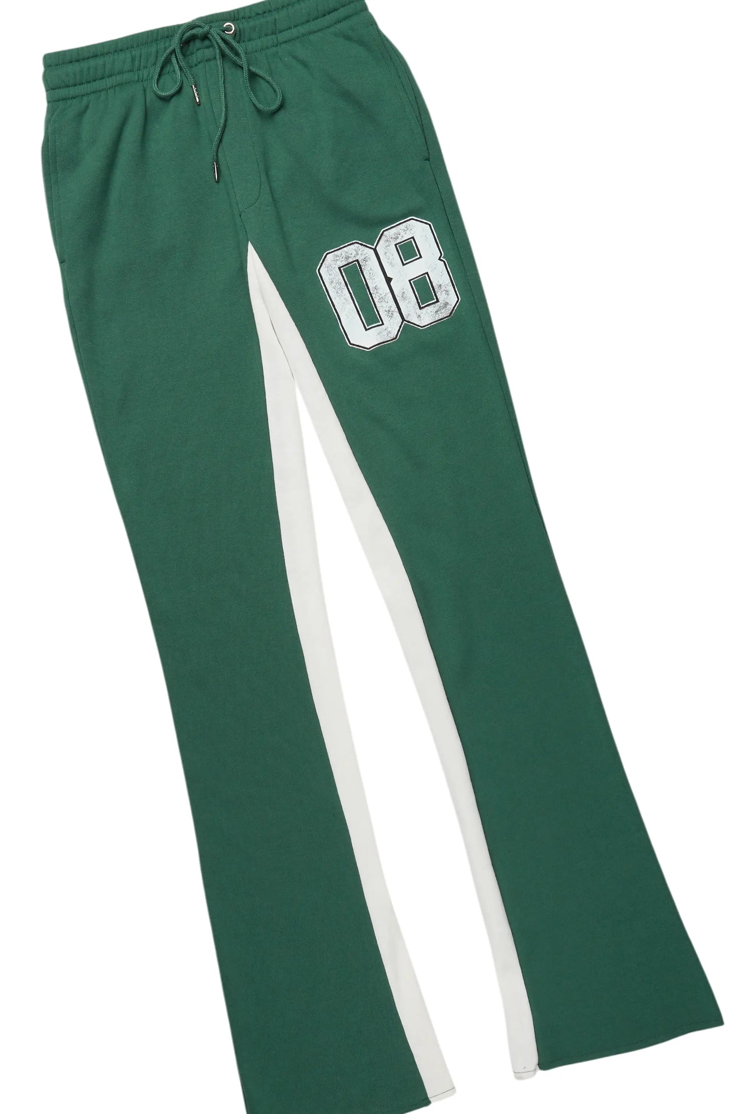 Fields Green/White Baggy Hoodie Track Set