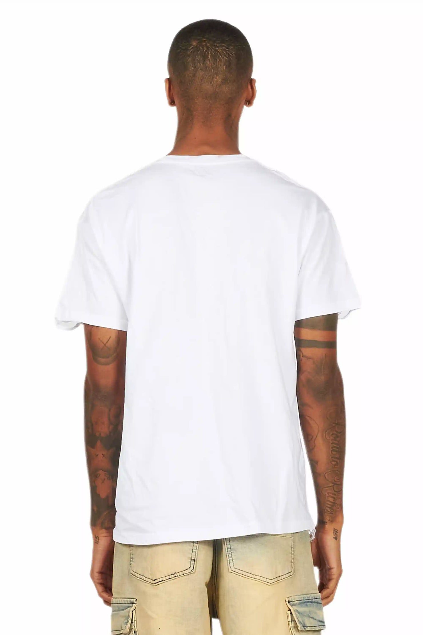 Janus White Oversized Graphic T-Shirt