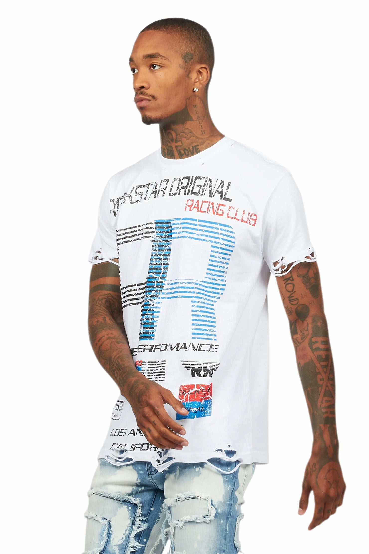 RSO Racing Club White Graphic T-Shirt