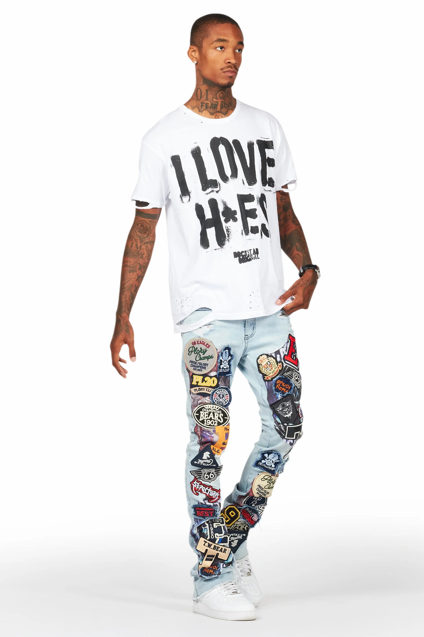 Banyan White Graphic Oversized T-Shirt