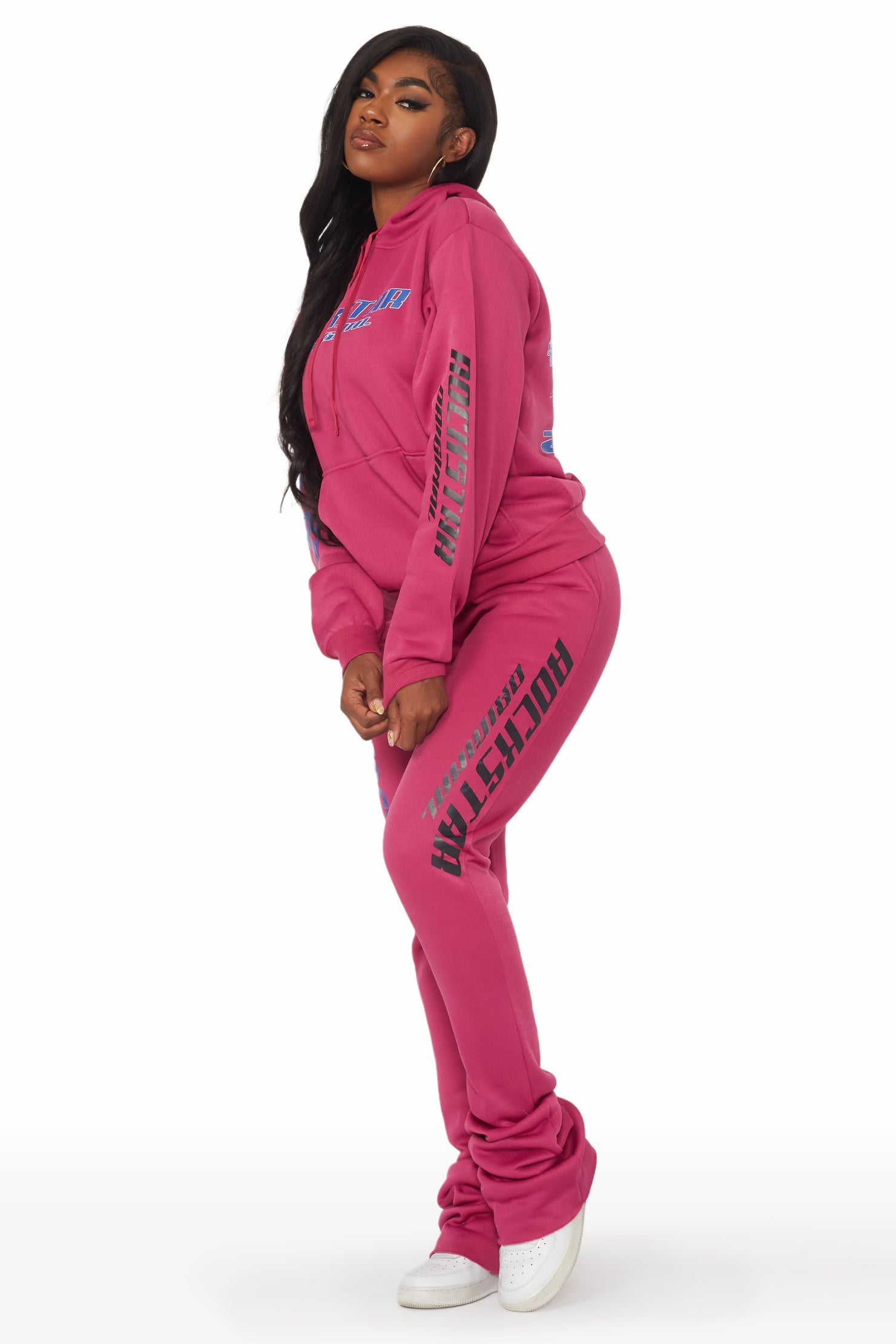 Wavley Fuchsia Super Stacked Trackset