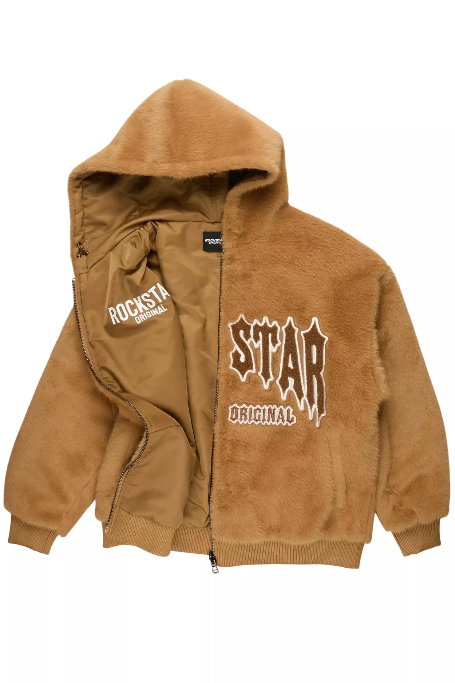 Iceevil Brown Fur Jacket