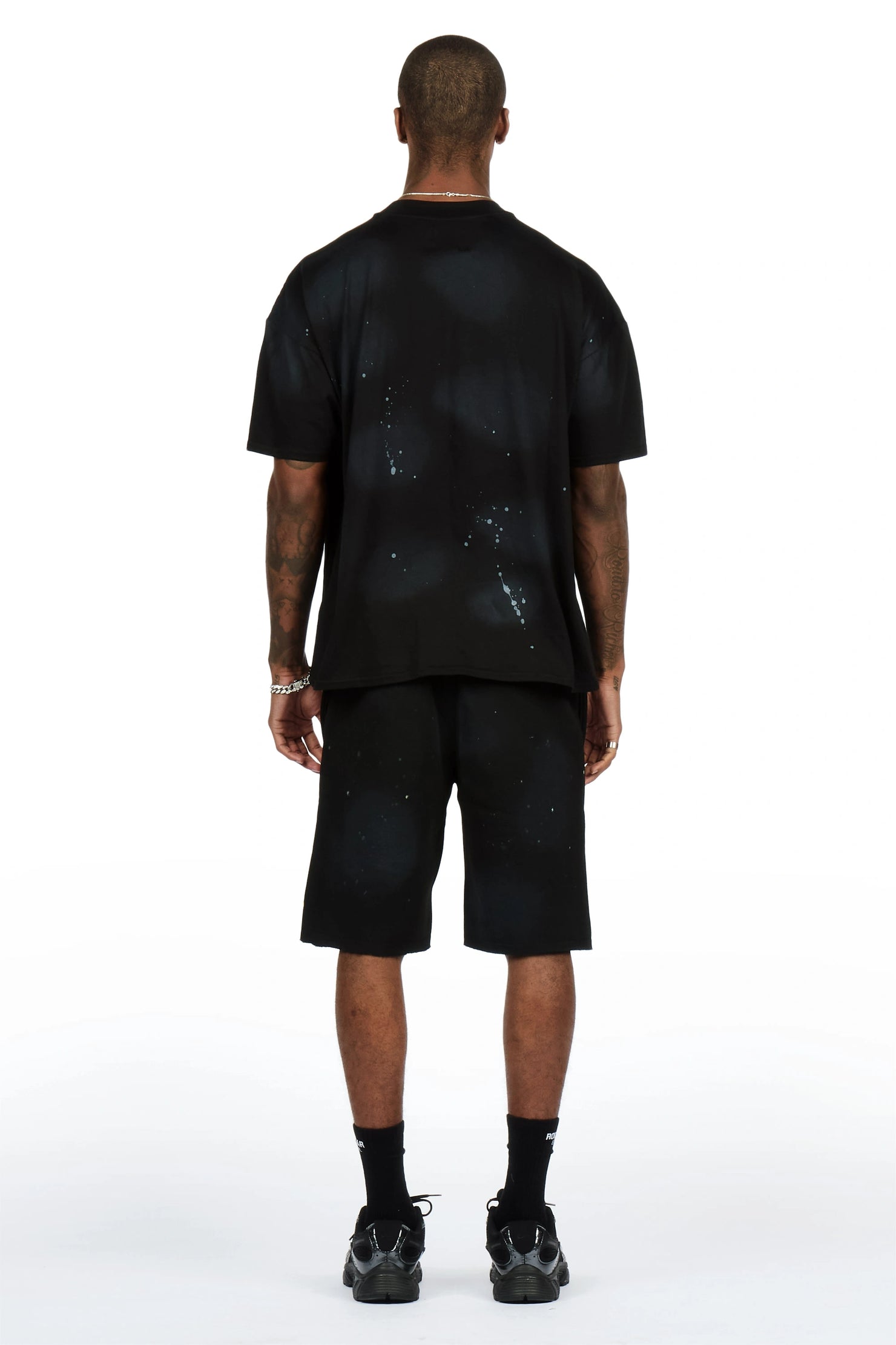 Spiller Black T-Shirt/Short Set