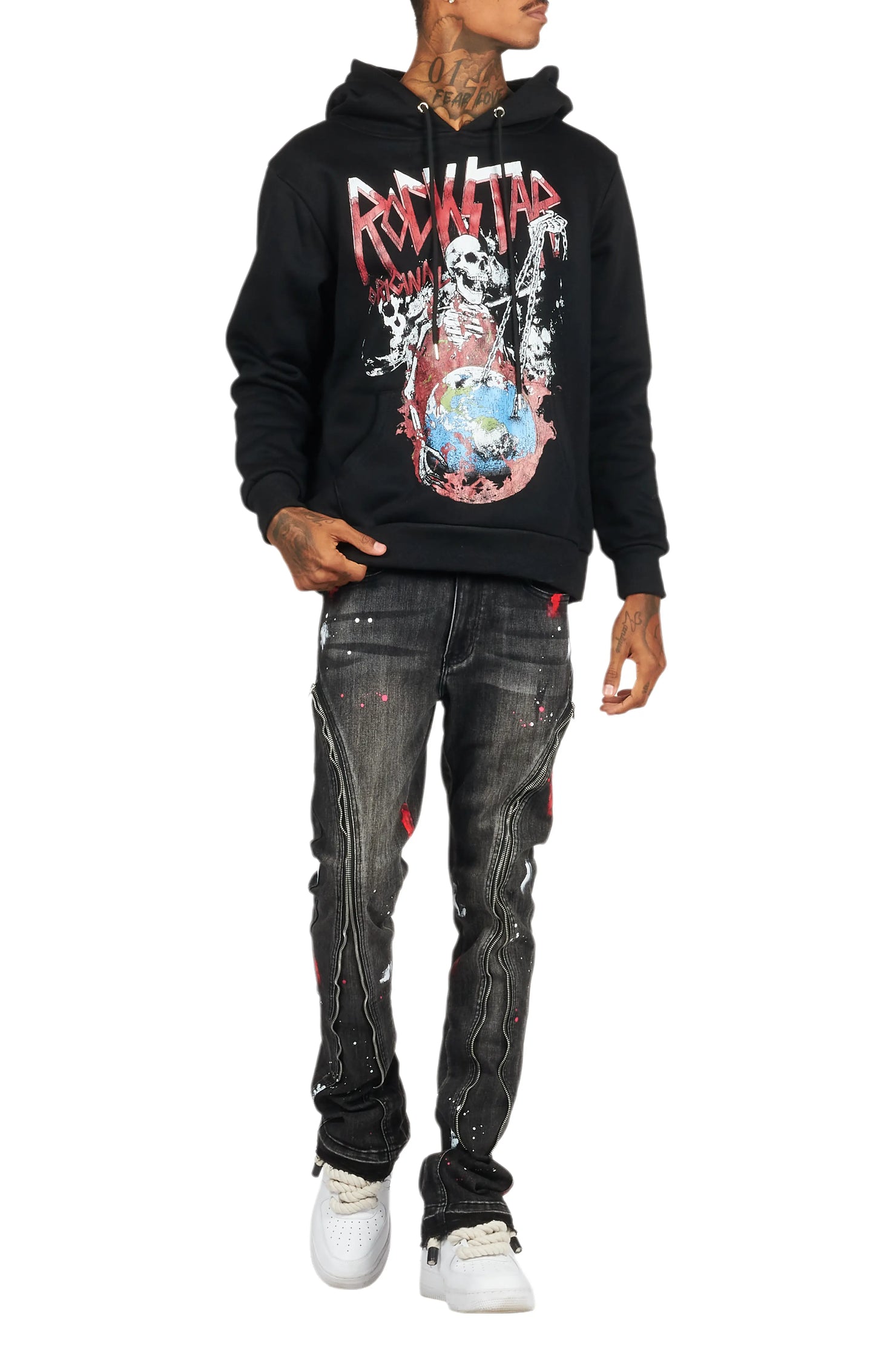 Barrett Black Graphic Hoodie